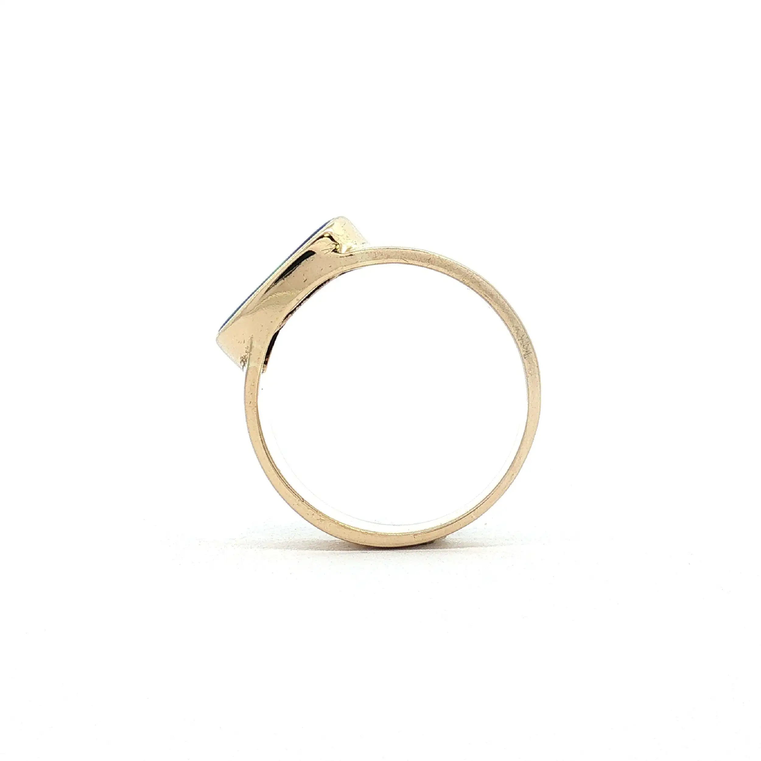 Ring Gelbgold mit Opal Doublette