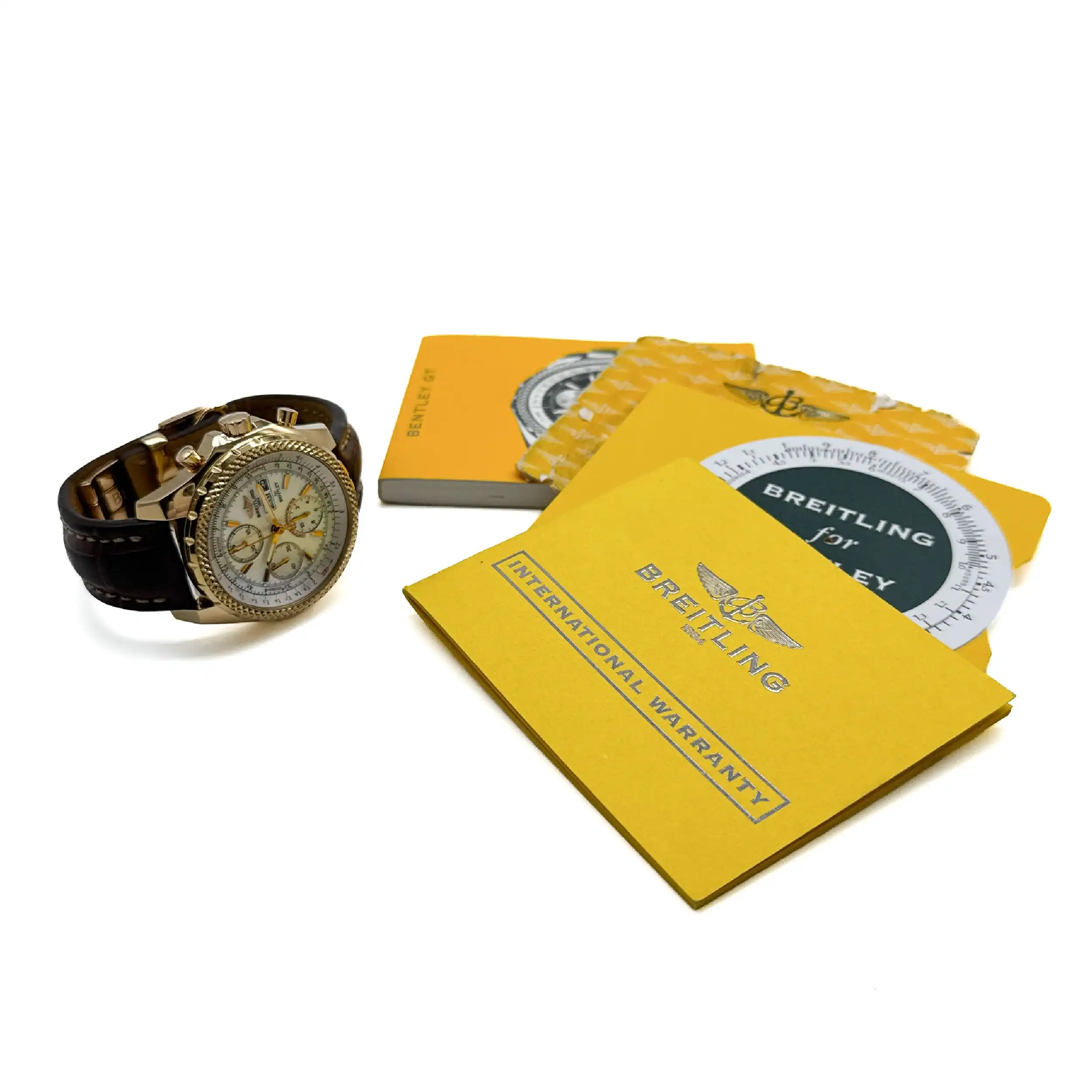 Herrenuhr Breitling for Bentley Ref. H13363 Gelbgold limitiert auf 500 Stk - Nr. 89 mit Papieren Herrenuhr Breitling for Bentley Ref. H13363 Gelbgold limitiert auf 500 Stk - Nr. 89 mit Papieren