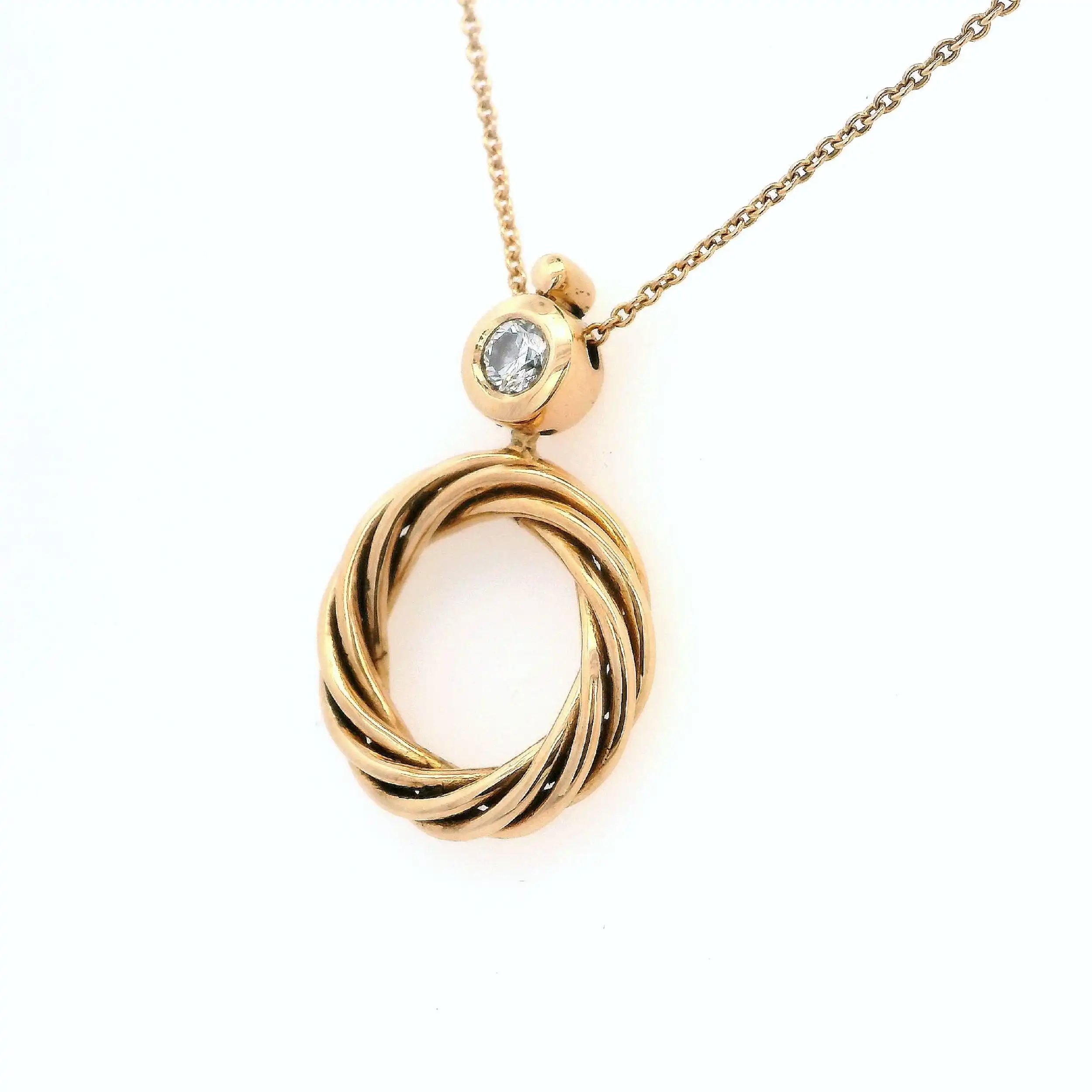 Kette mit Anhänger Wempe by Kim Helioro mit Brillant Solitär Kette mit Anhänger Wempe by Kim Helioro mit Brillant Solitär