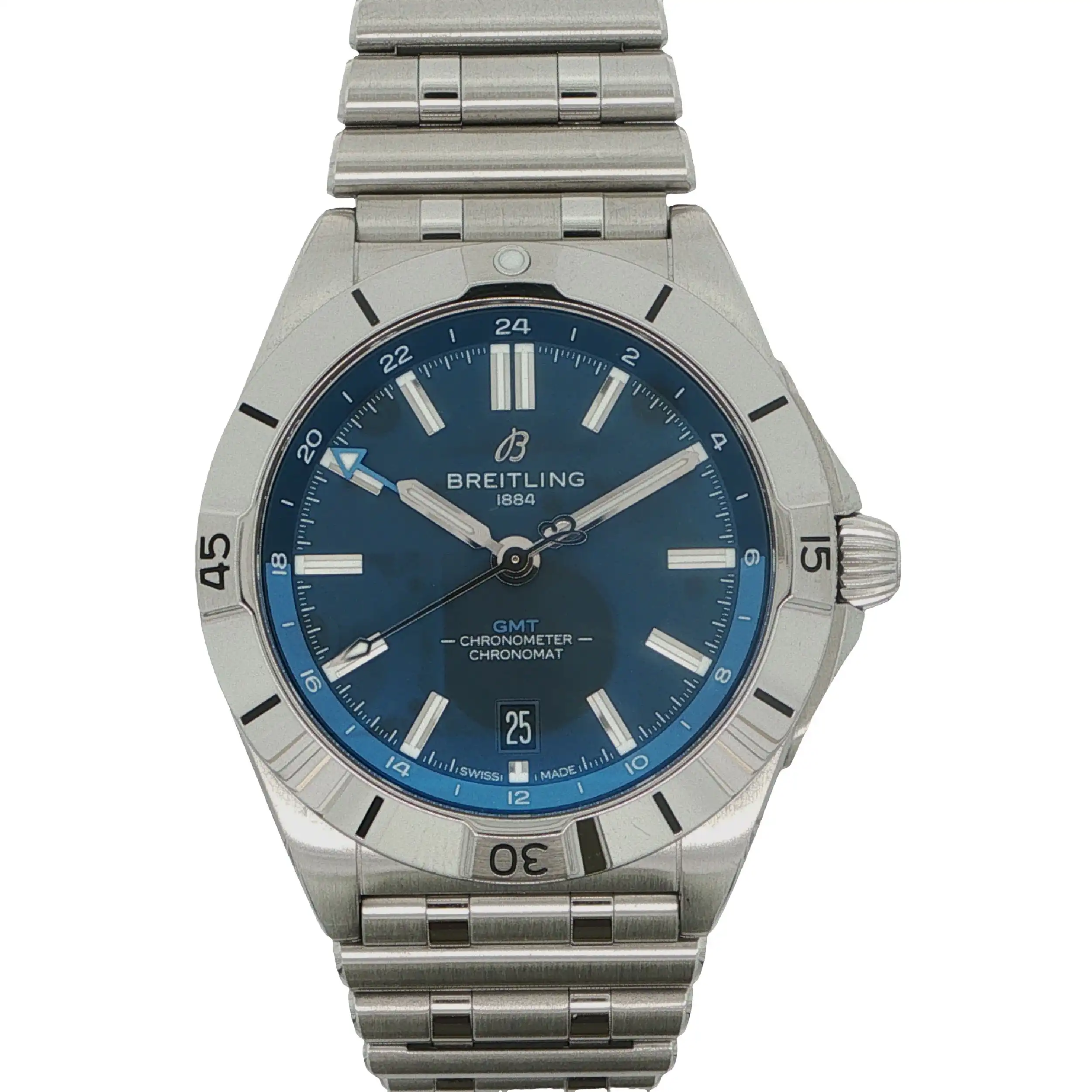 Herrenuhr Breitling Chronomat GMT 40 Sylt Edition Garantie bis 28.12.2027