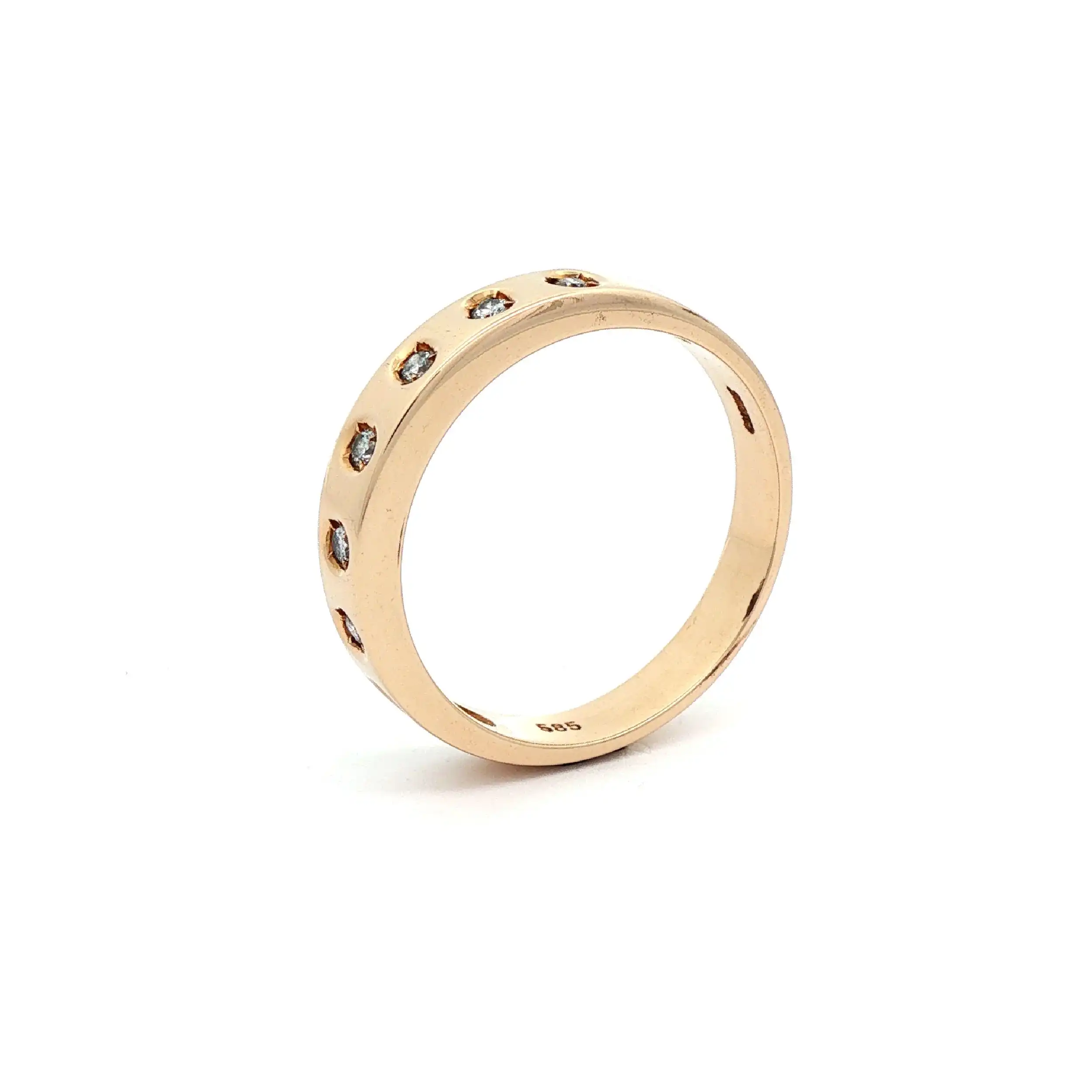 Ring Gelbgold mit Brillanten von Christ