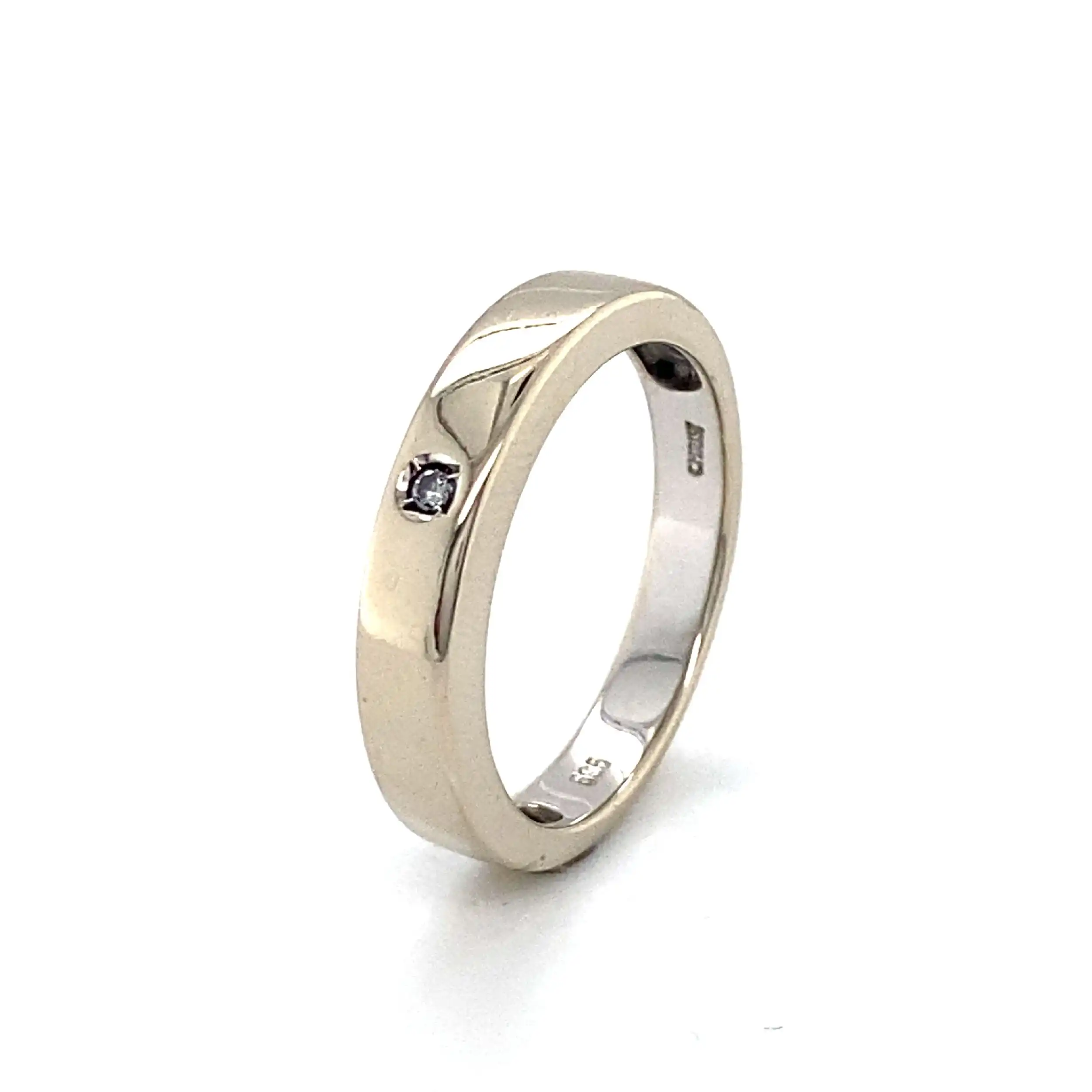 Ring Christ Weißgold mit Brillant Ring Christ Weißgold mit Brillant