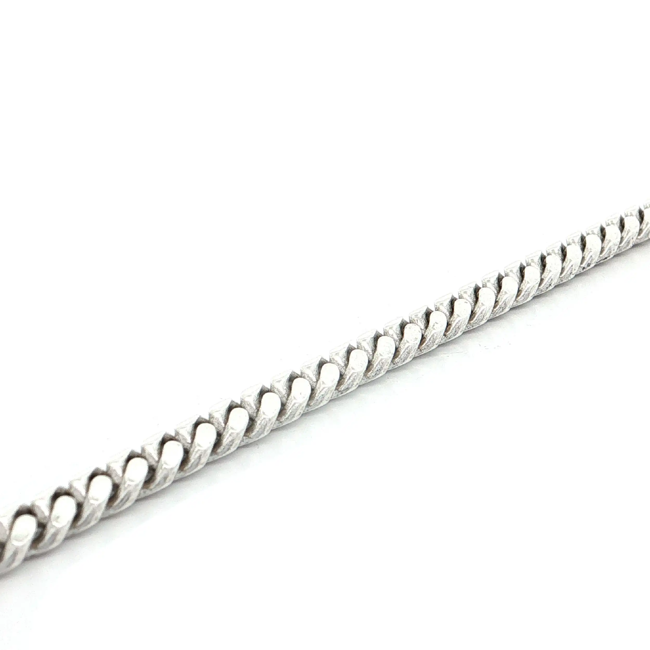 Panzerarmband Silber