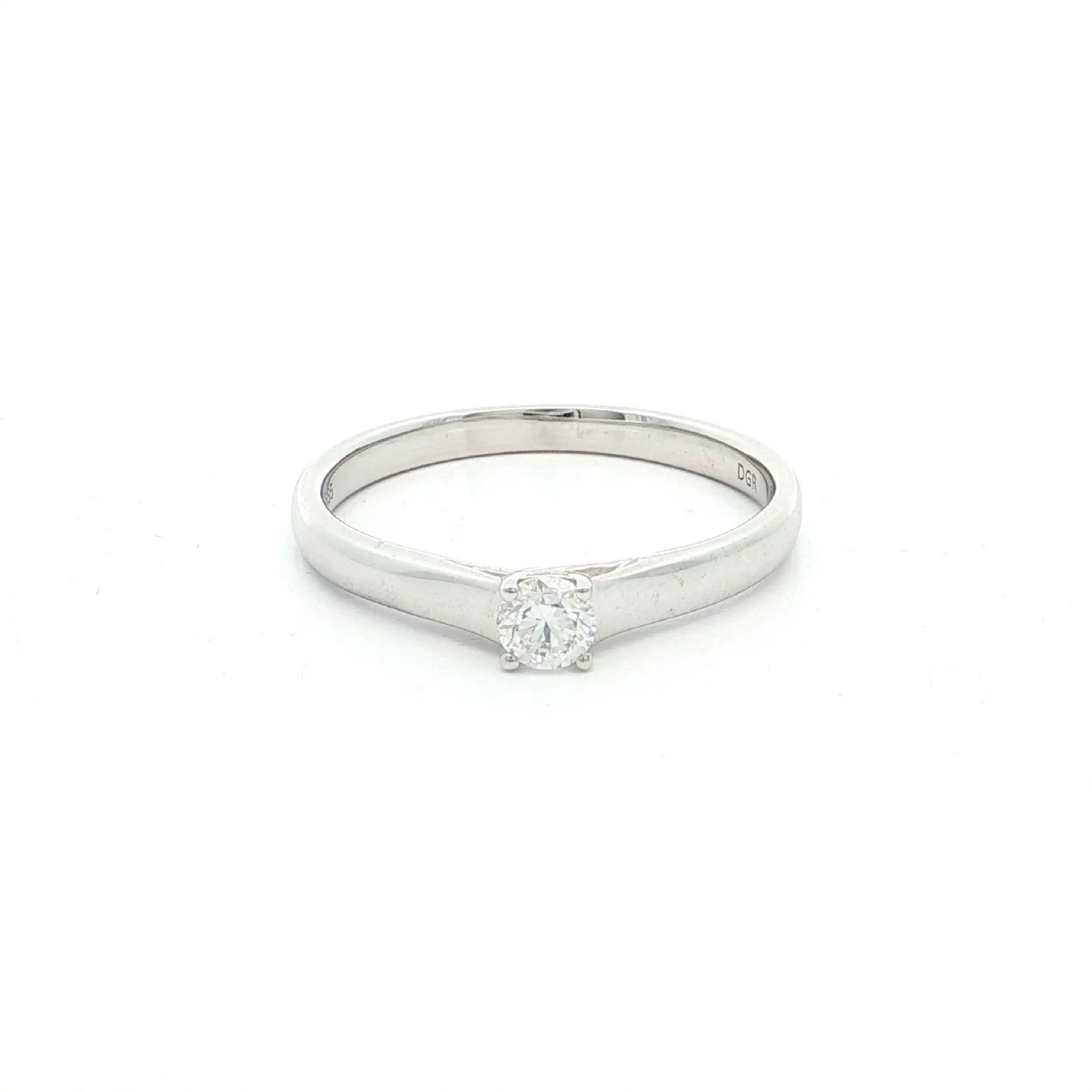 Solitärring Weißgold mit Brillant 0,20ct Solitärring Weißgold mit Brillant 0,20ct