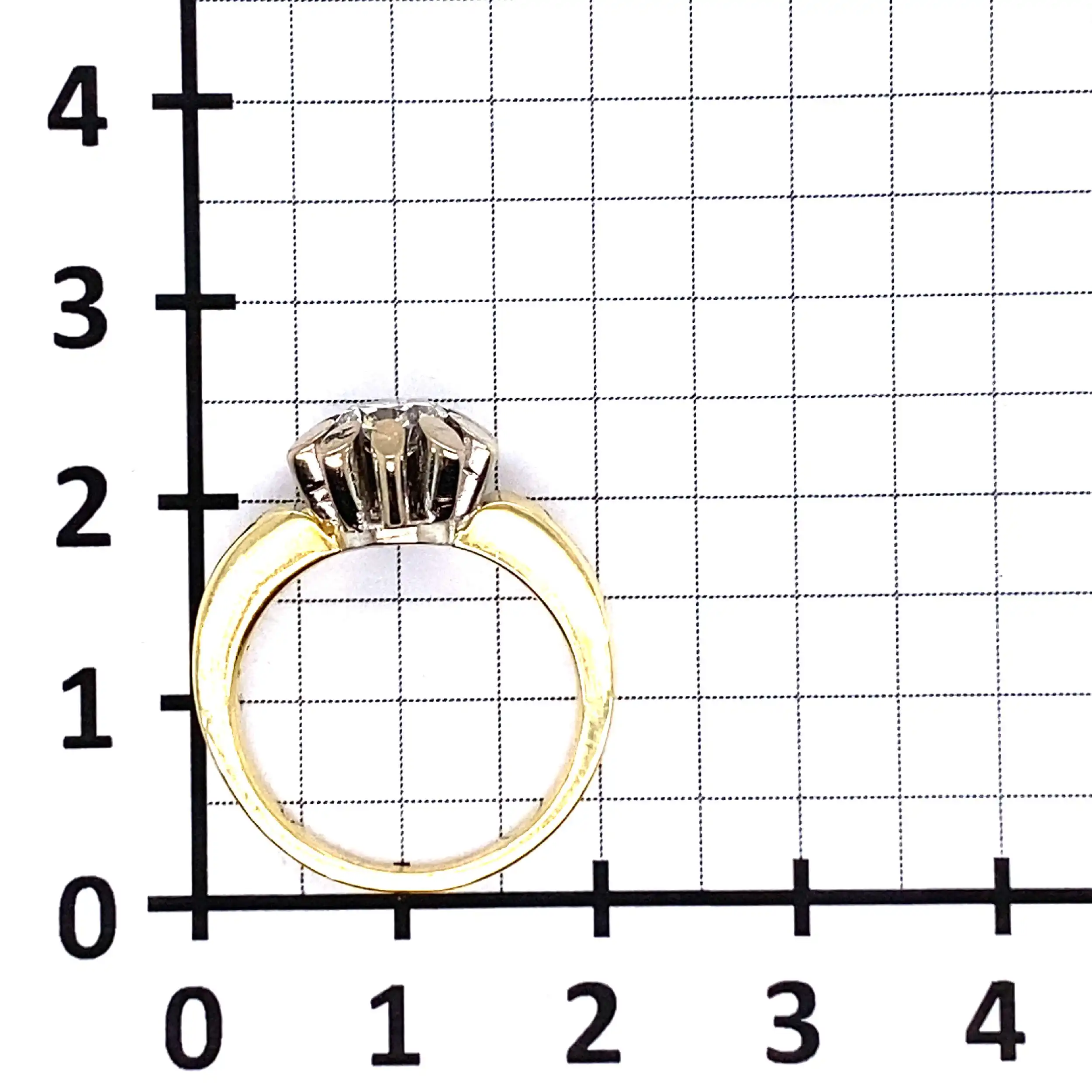 Ring Bicolor mit Brillant