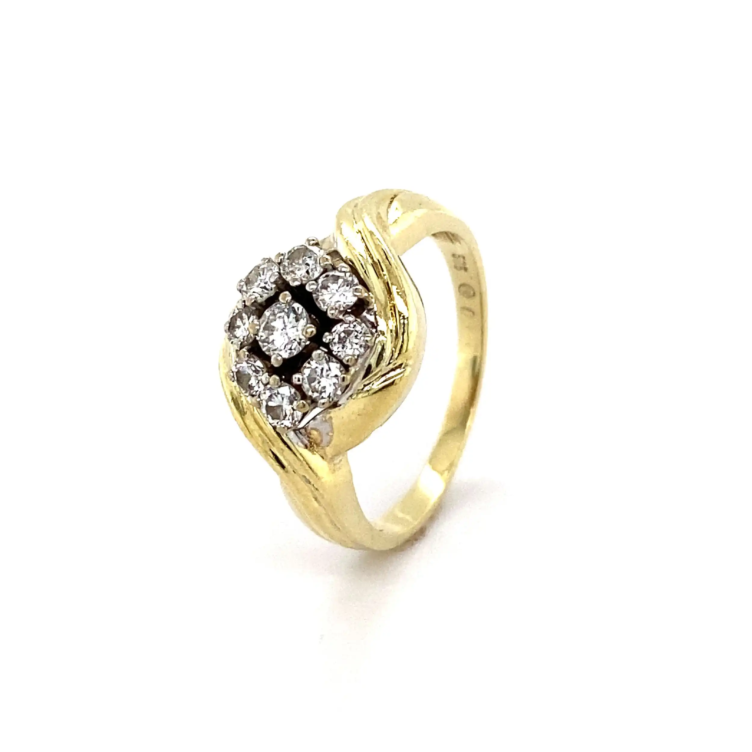 Ring Bicolor mit Brillanten Ring Bicolor mit Brillanten
