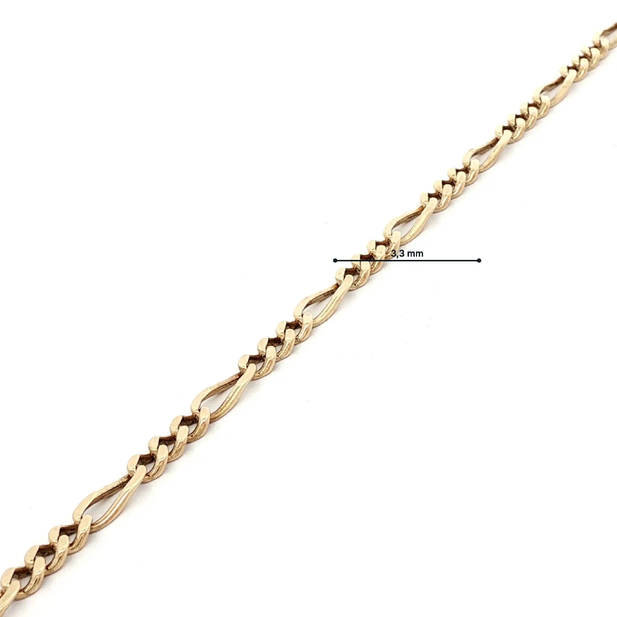 Figaroarmband Gelbgold