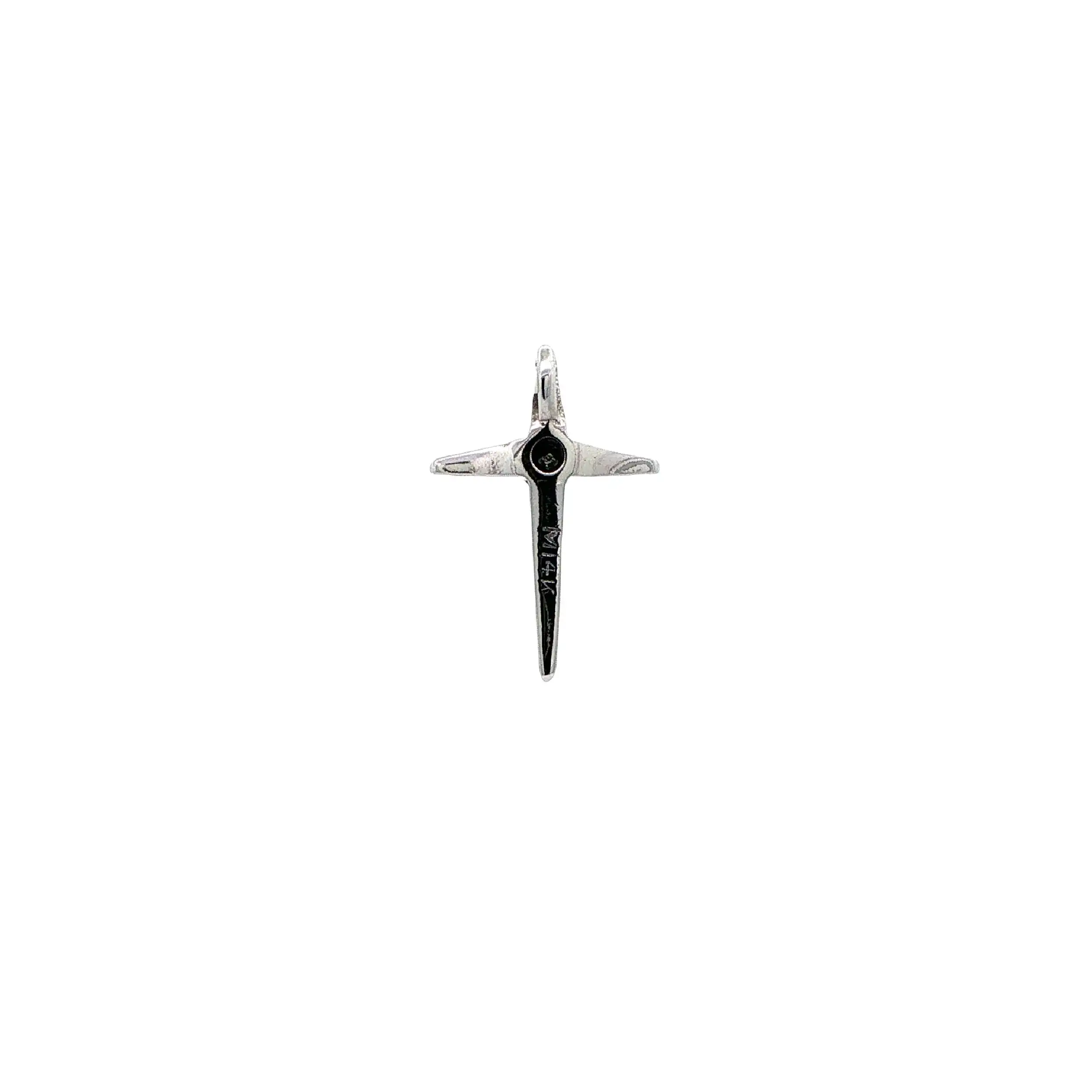 Anhänger Weißgold Kreuz mit Brillant