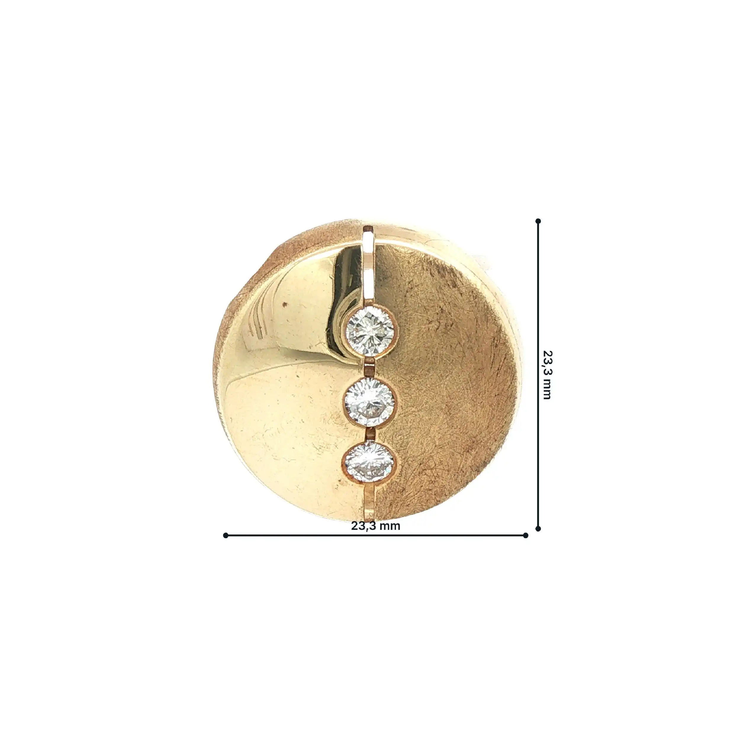 Anhänger Gelbgold mit Brillanten