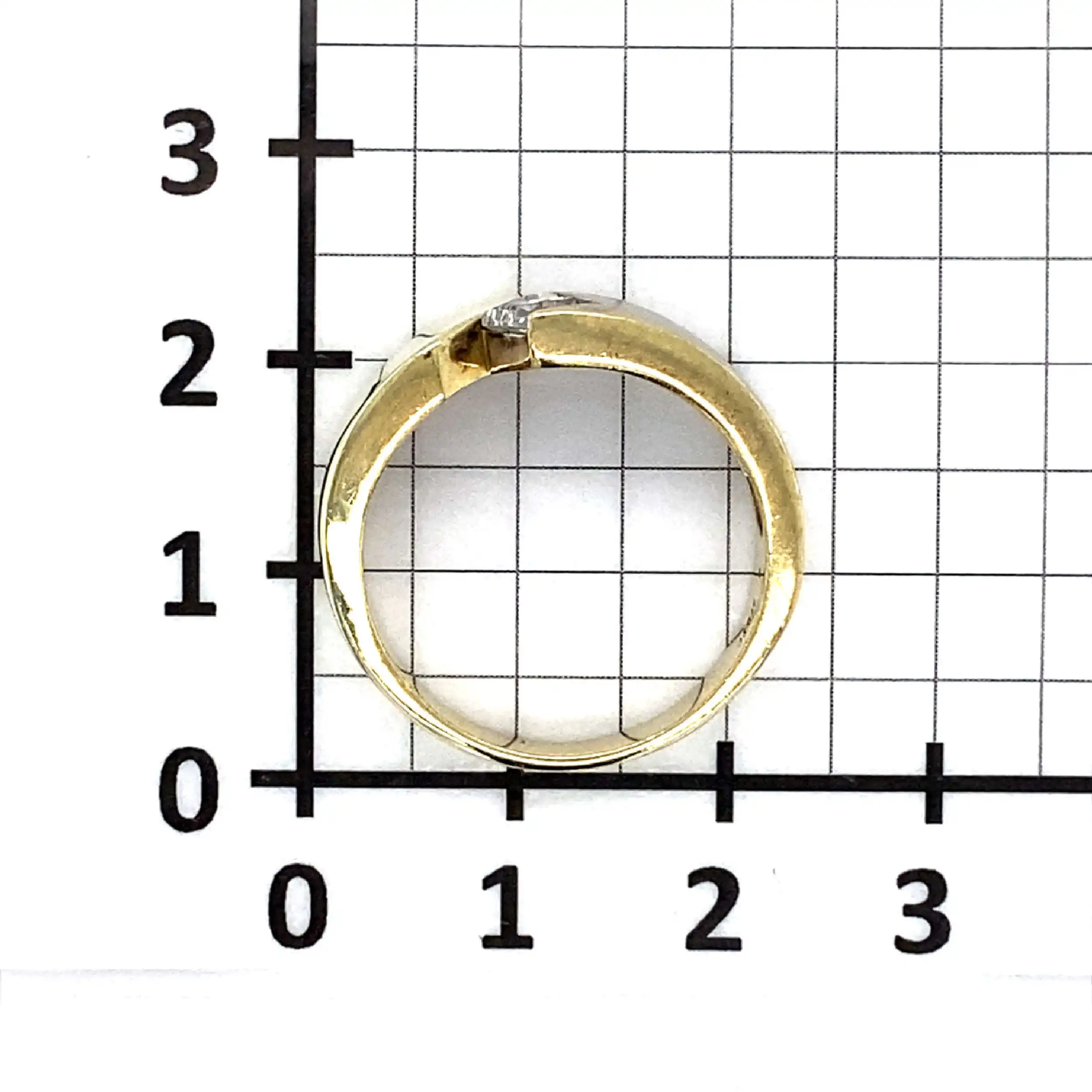 Ring Bicolor mit Zirkonia Ring Bicolor mit Zirkonia