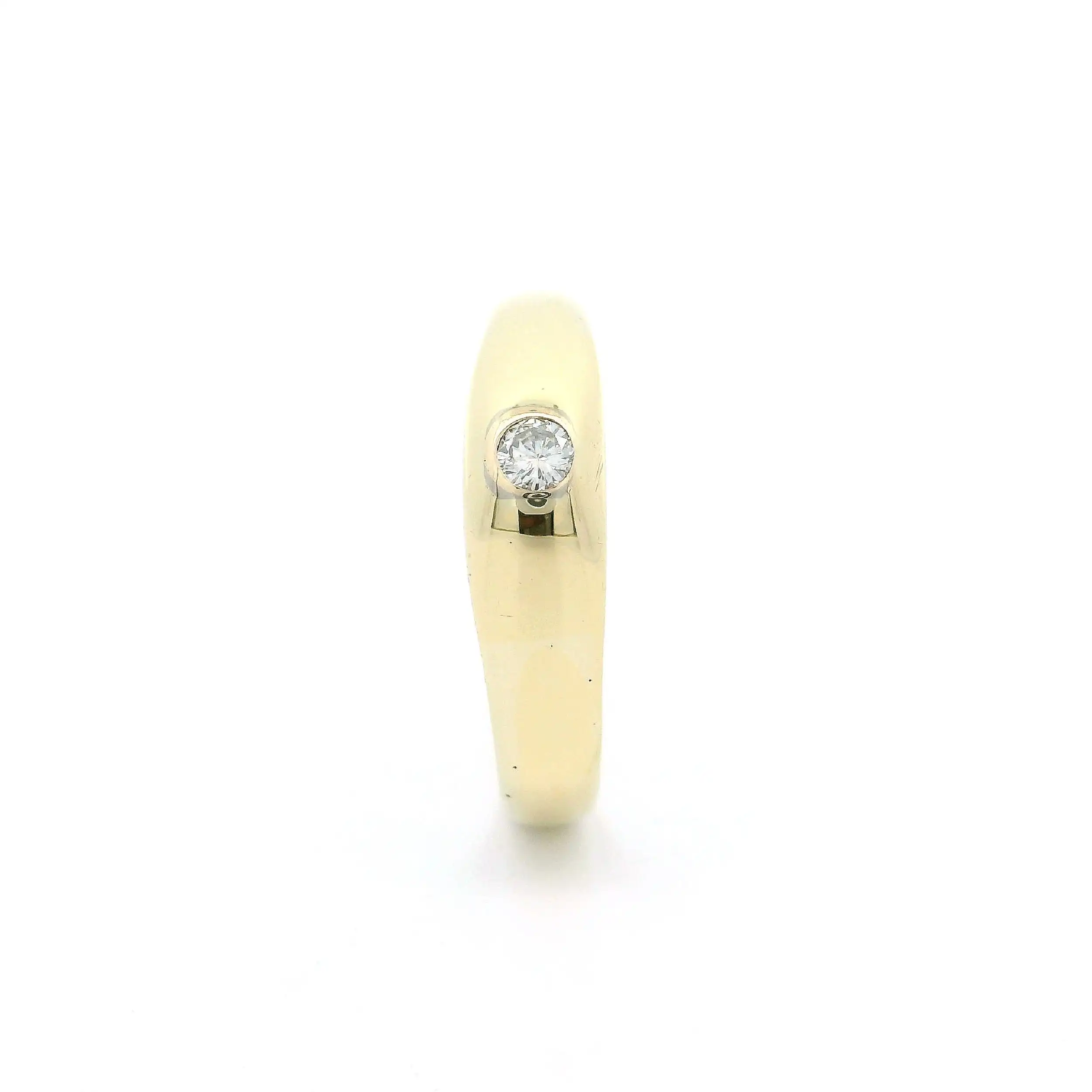 Ring Gelbgold mit Brillant Ring Gelbgold mit Brillant
