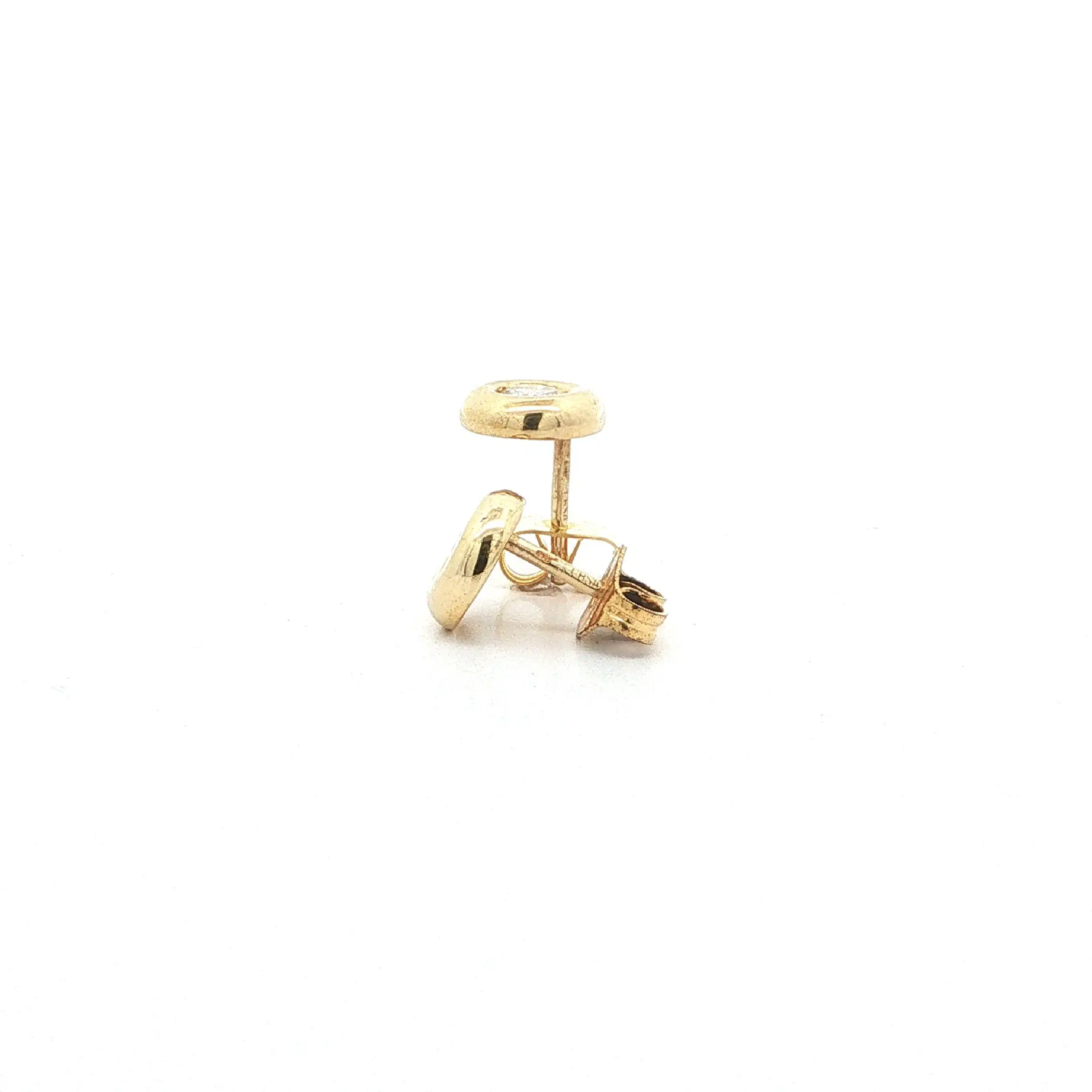 Ohrstecker Gelbgold mit Brillanten