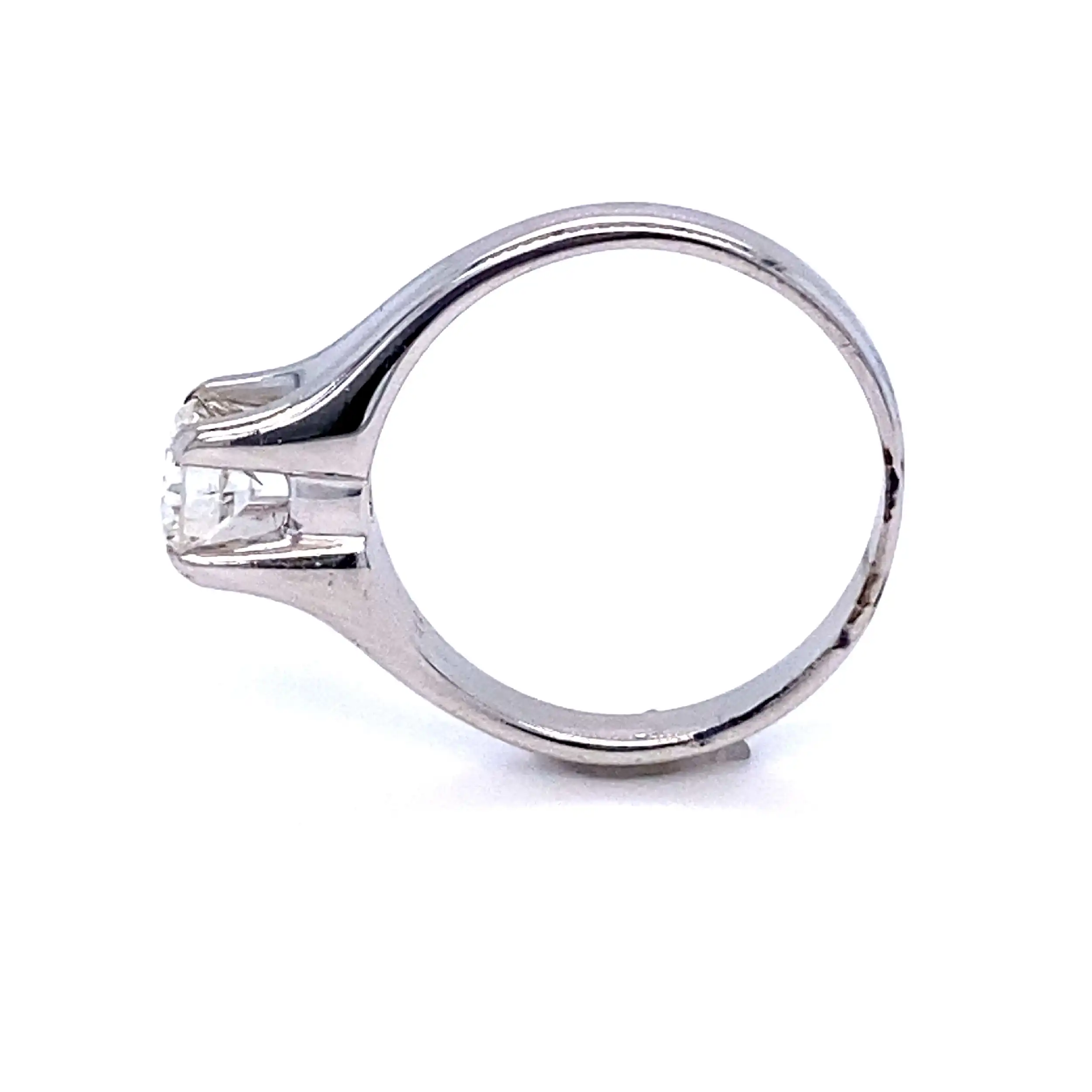 Ring Weißgold mit Solitärbrillant Ring Weißgold mit Solitärbrillant