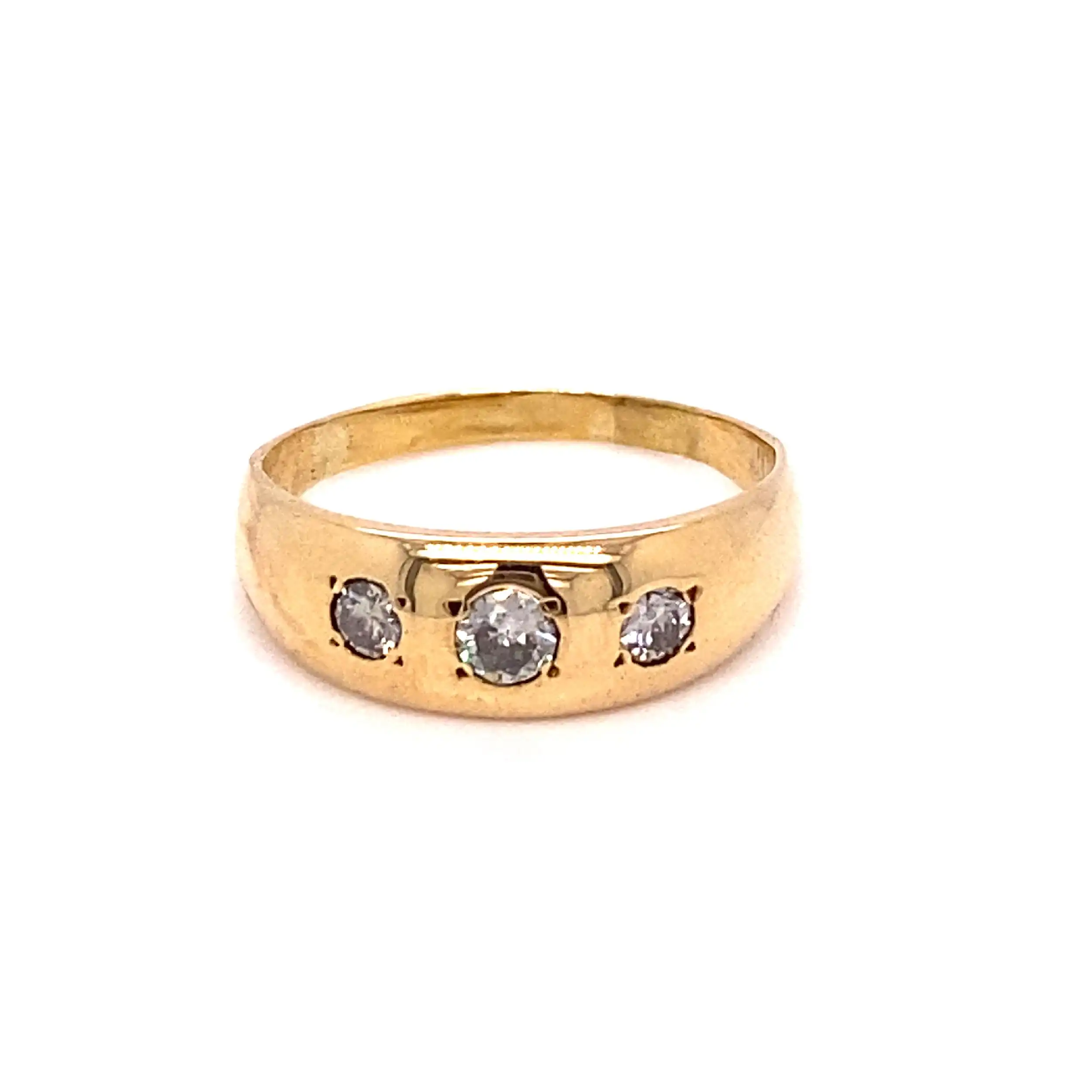 Ring Gelbgold mit Brillanten Ring Gelbgold mit Brillanten