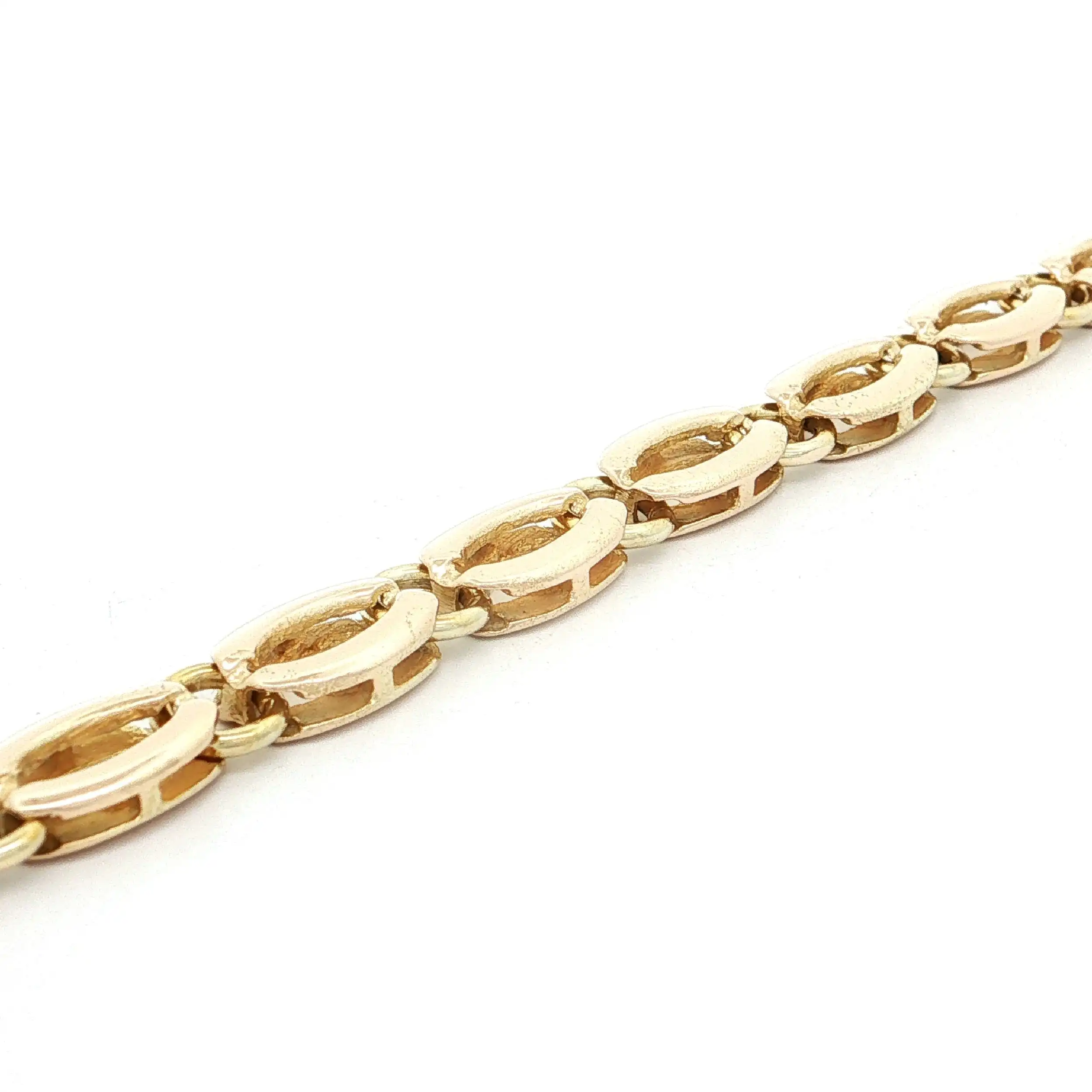 Armband Gelbgold gebürstet