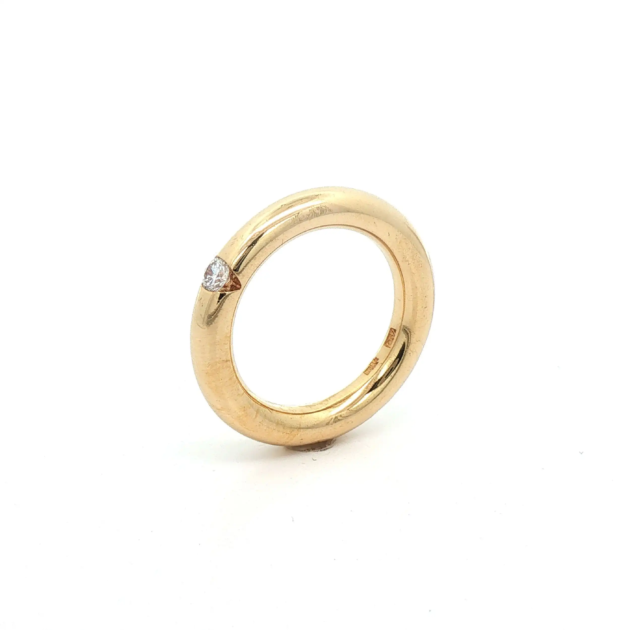 Ring Gelbgold mit Brillant