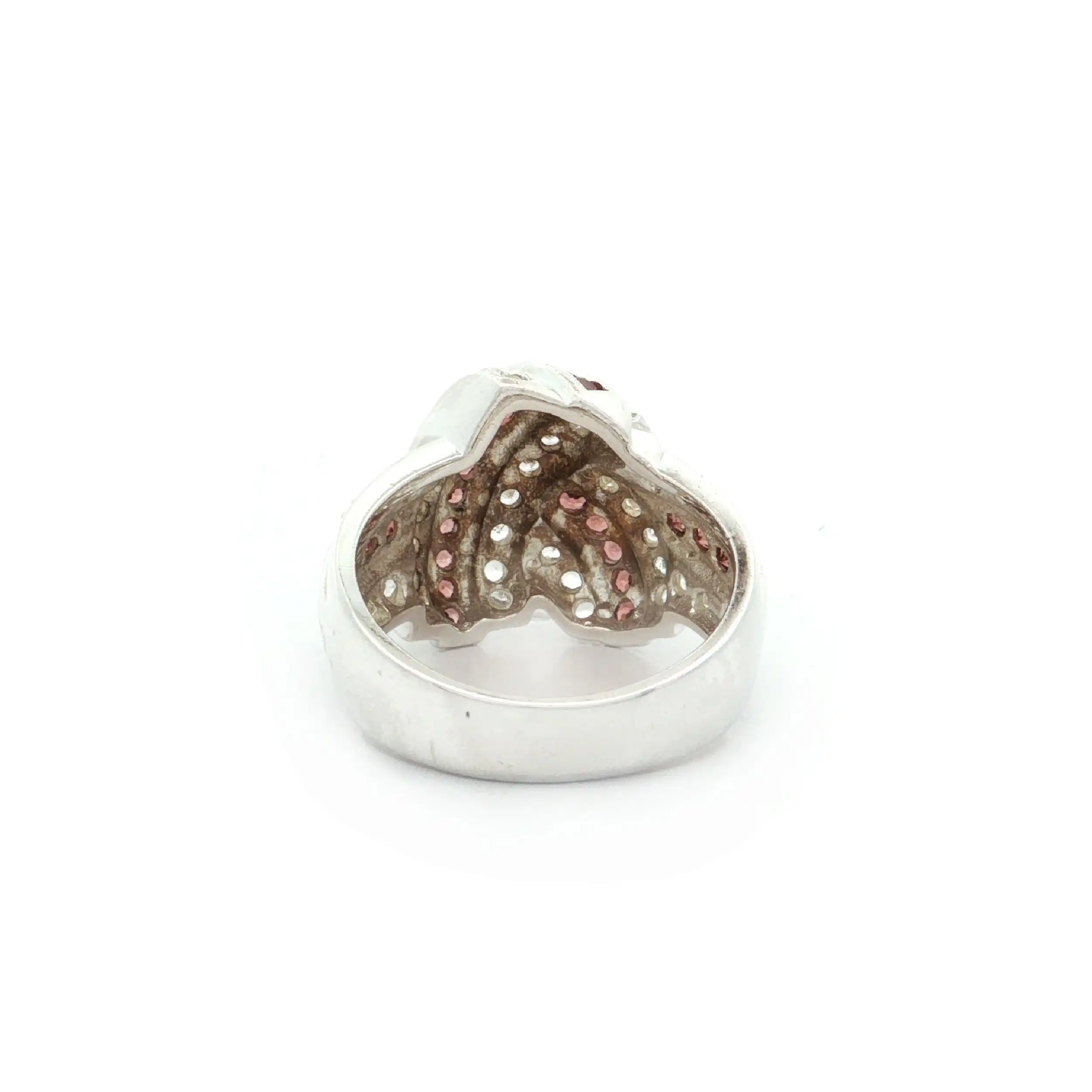 Ring Silber mit Zirkonia und Farbsteinen