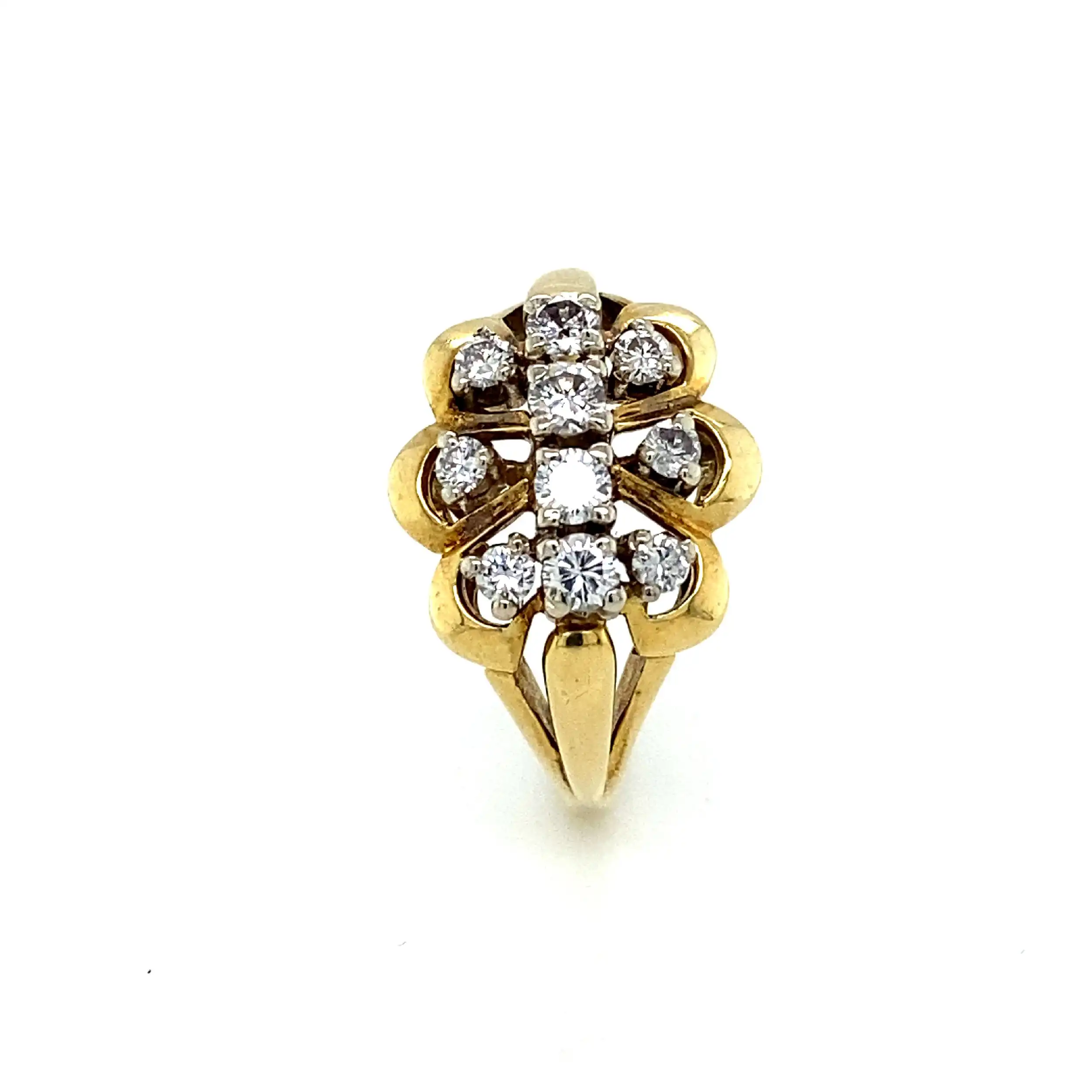 Ring Bicolor mit Brillanten Ring Bicolor mit Brillanten