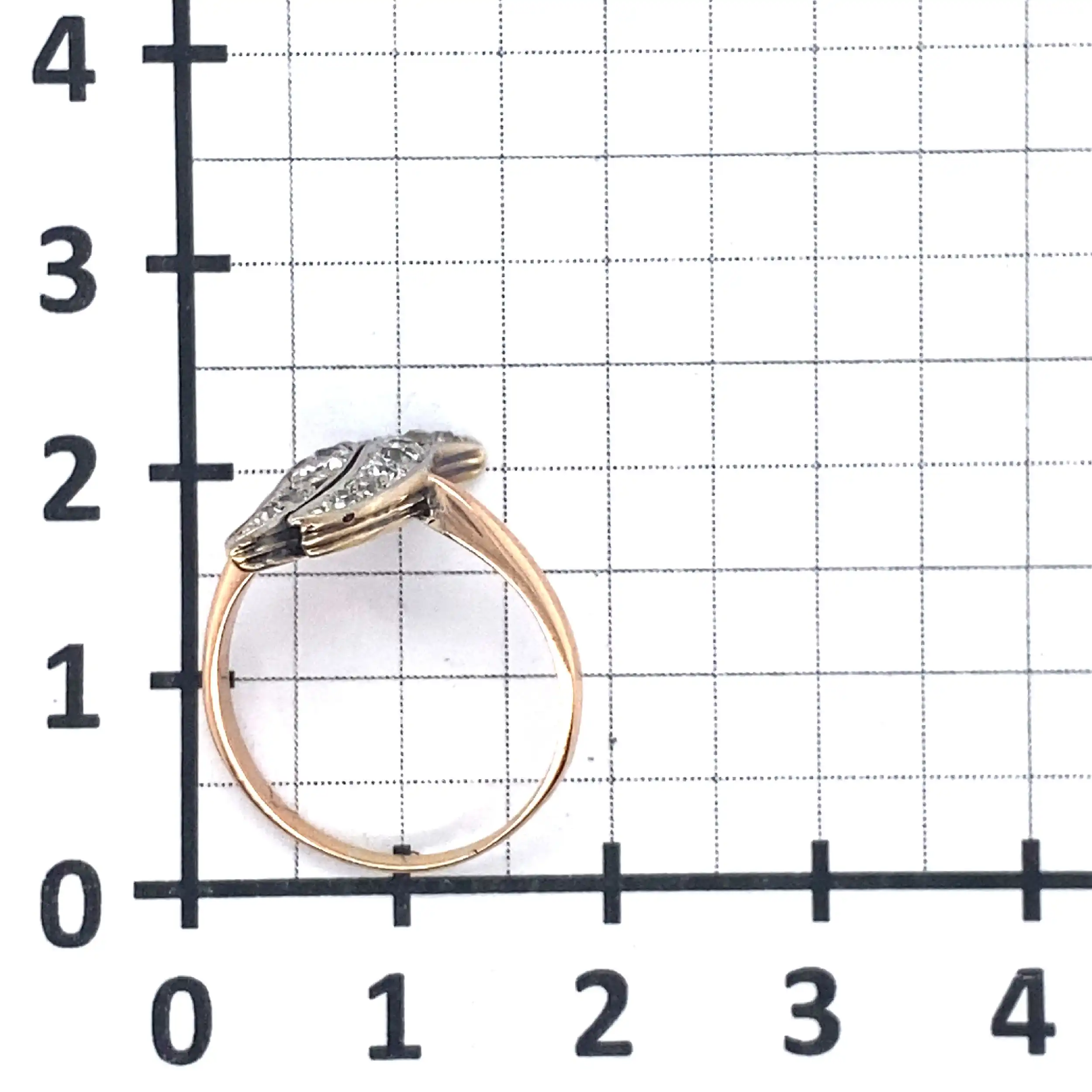 Ring Gelbgold mit Altschliff Brillanten Ring Gelbgold mit Altschliff Brillanten