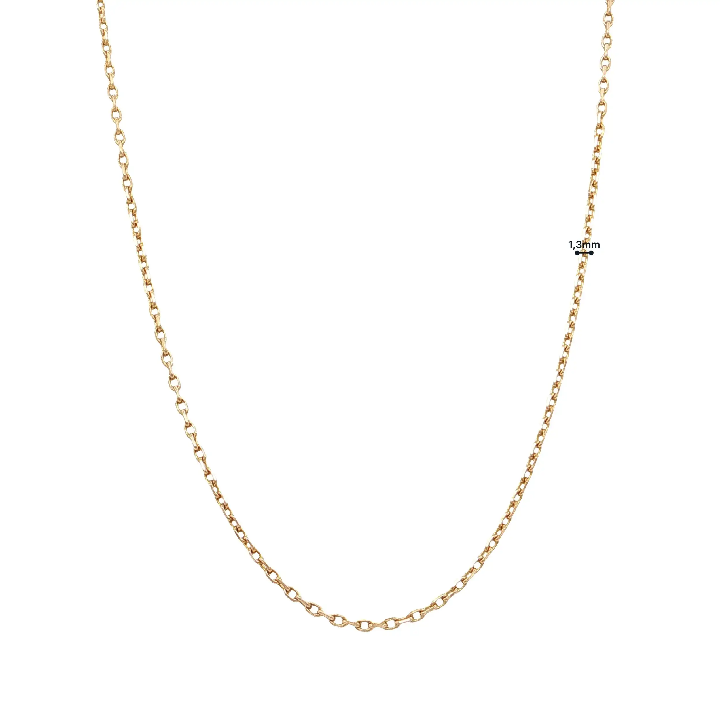 Ankerkette Gelbgold
