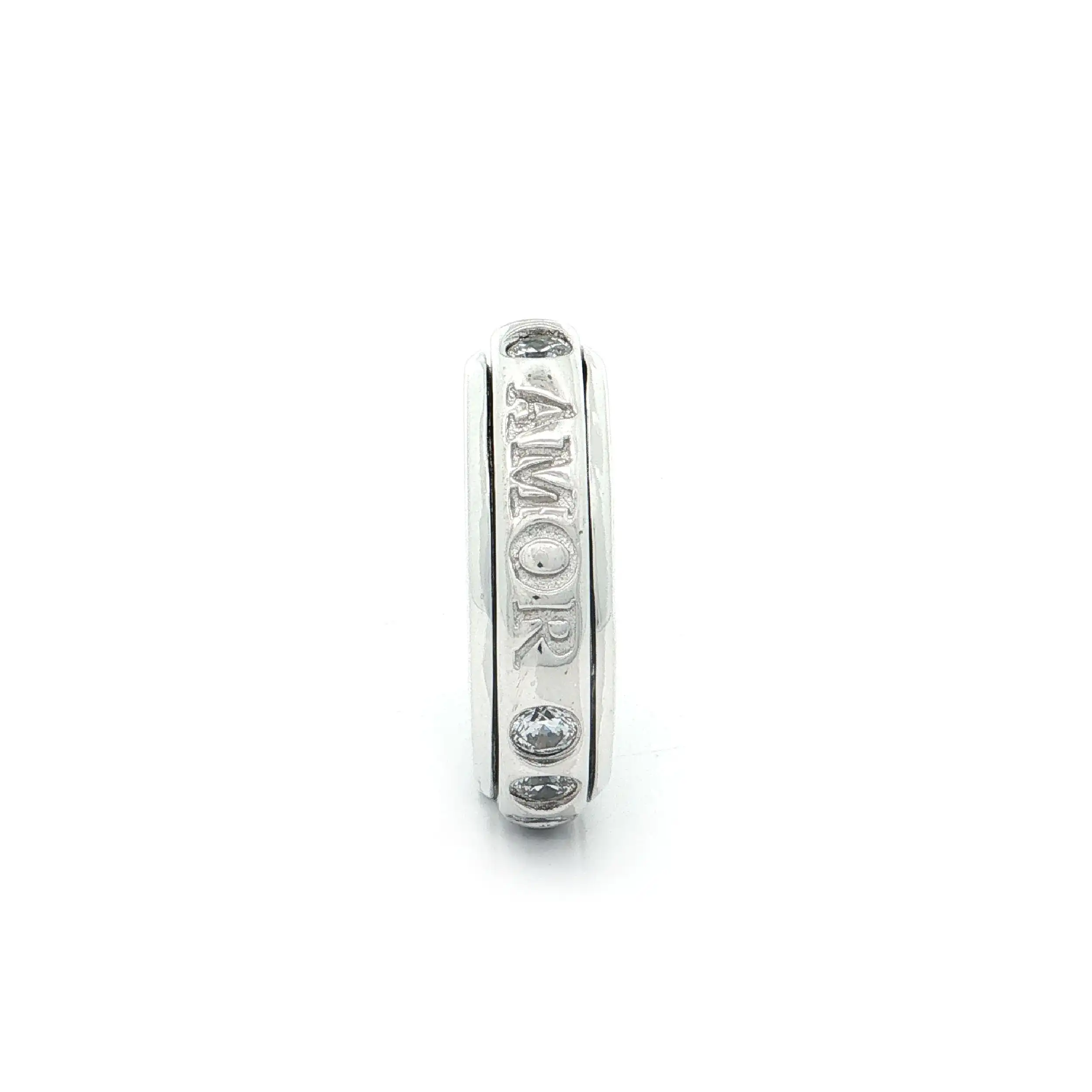 Rollring Silber mit Zirkonia "Amor" Rollring Silber mit Zirkonia "Amor"