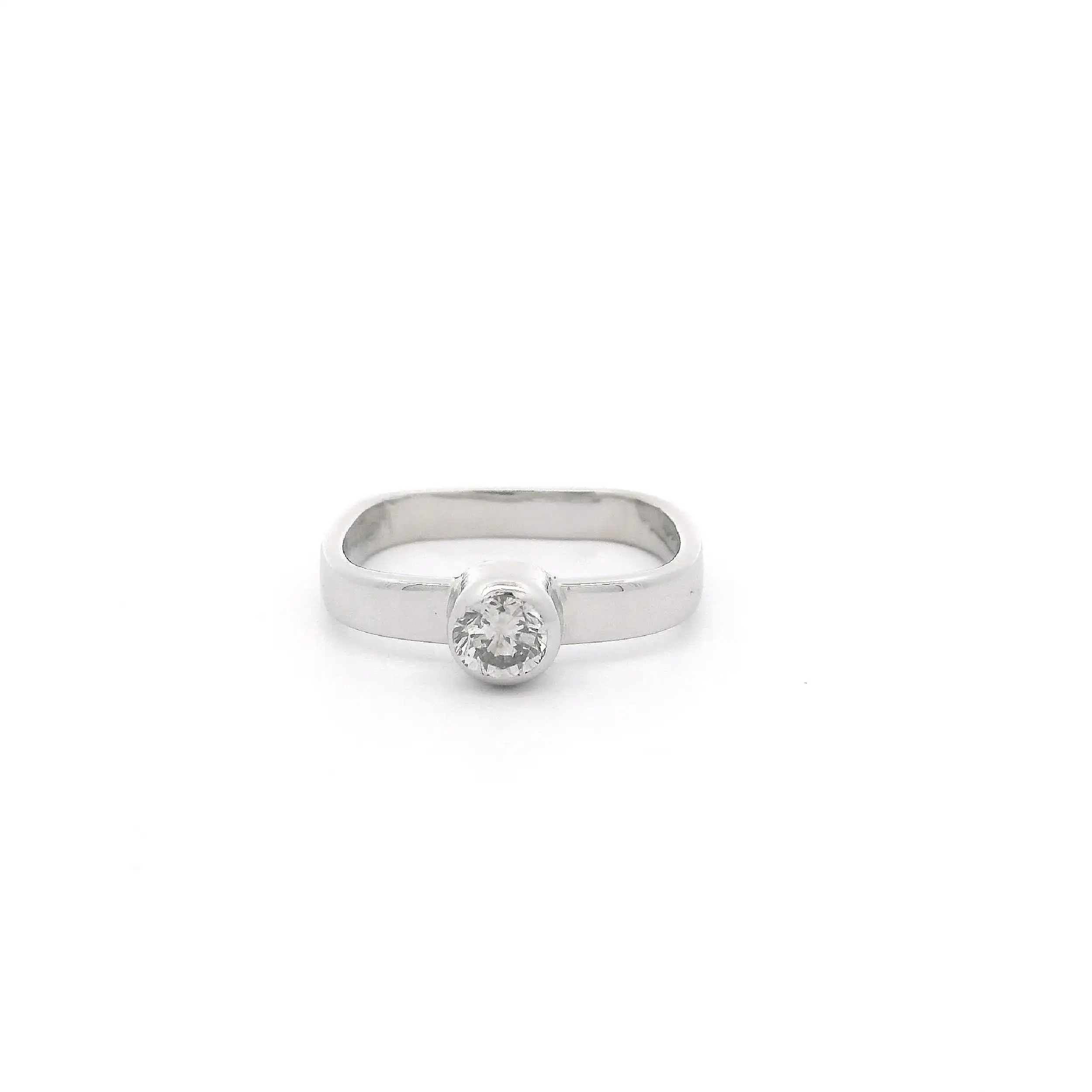 Ring Weißgold mit Brillant