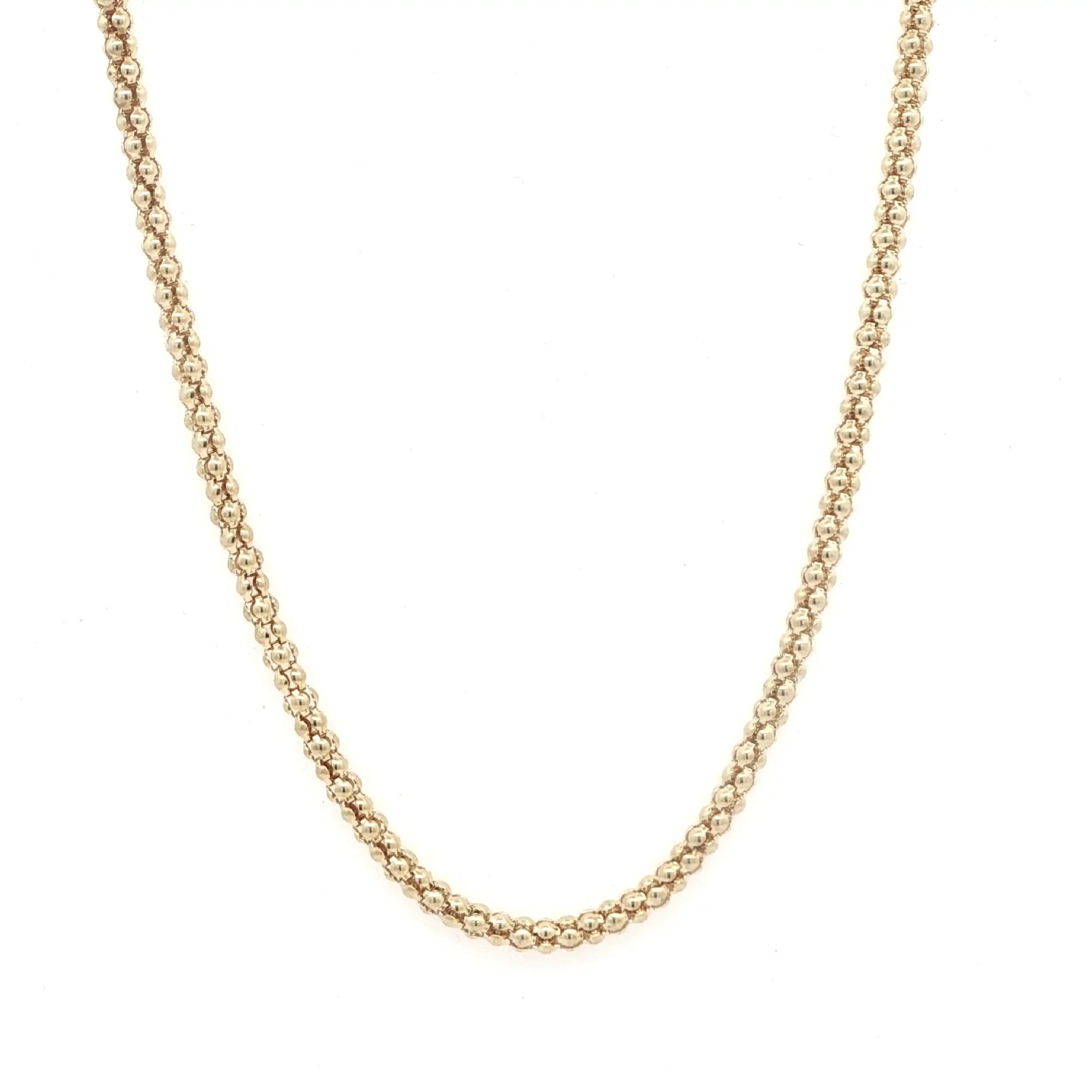 Himbeerkette Gelbgold
