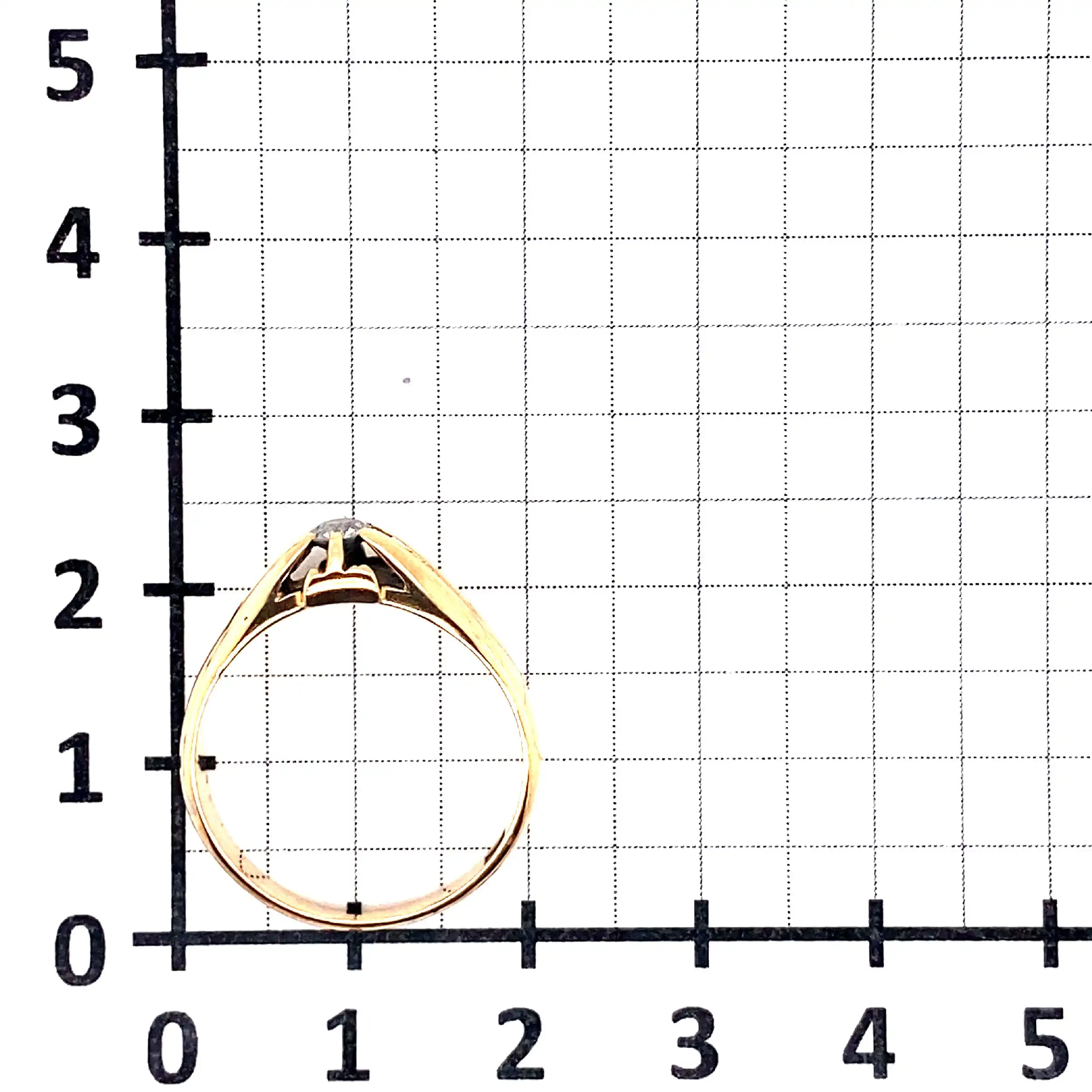 Ring Rosegold mit Altschliff Brillant