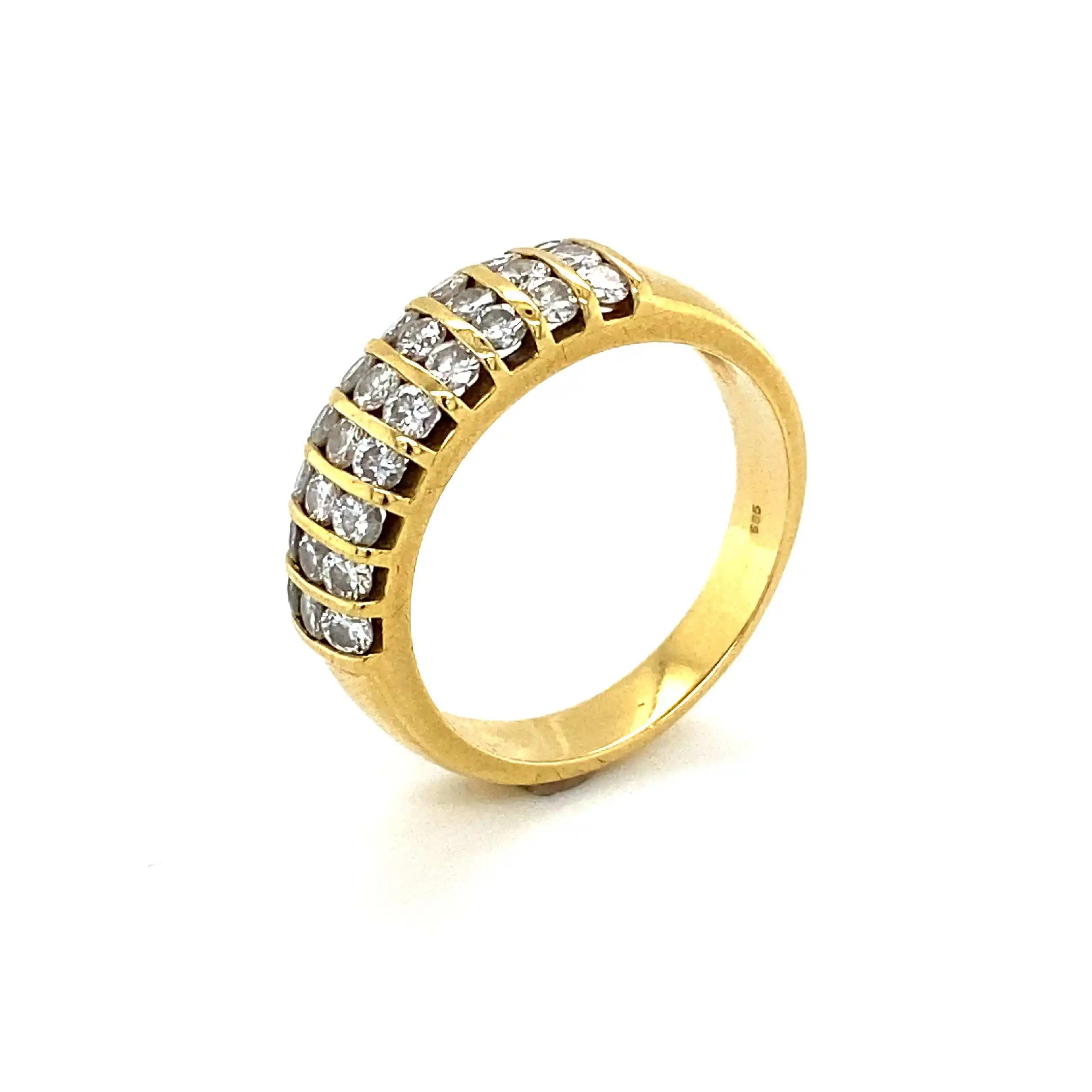 Ring Gelbgold mit Brillanten Ring Gelbgold mit Brillanten