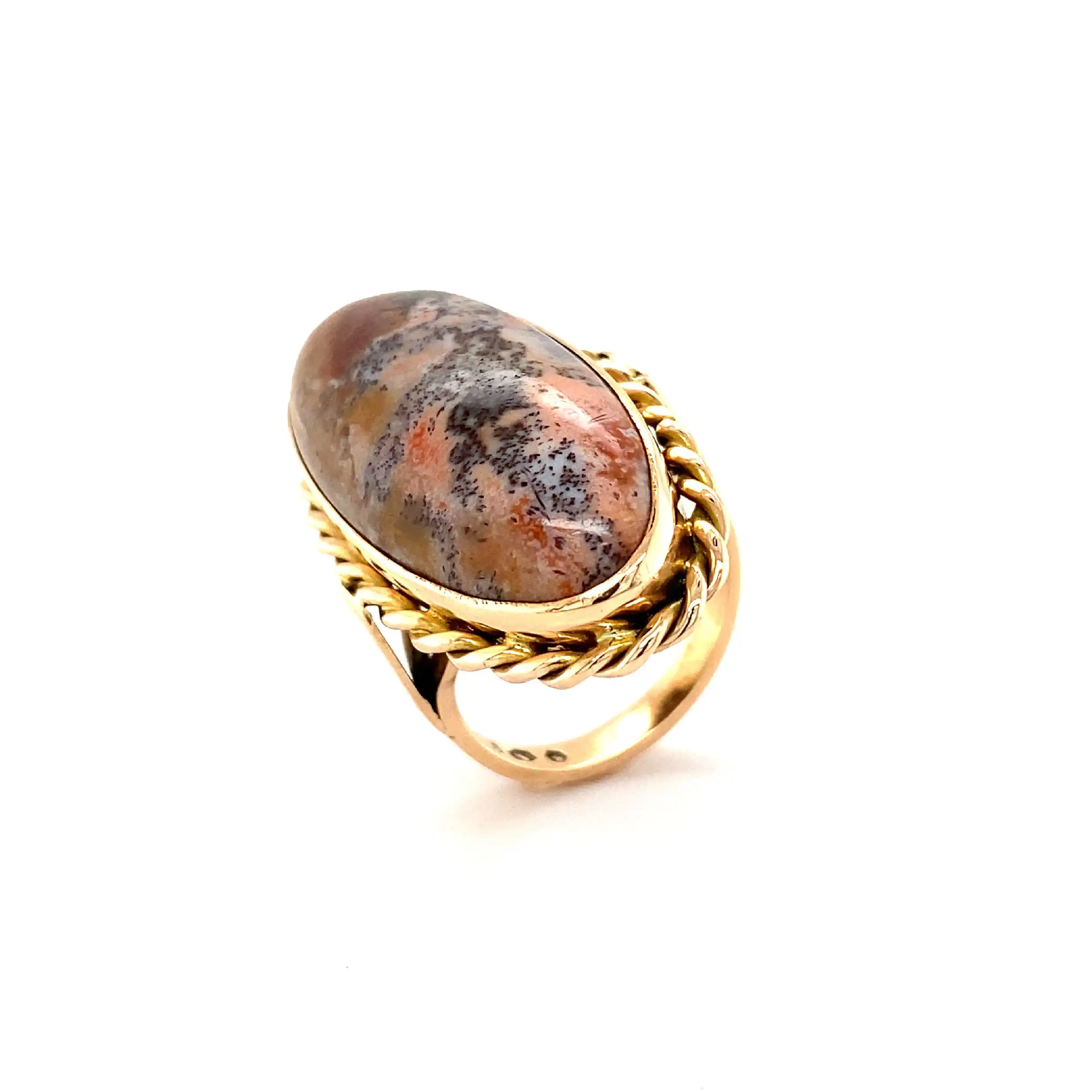 Ring Roségold mit Granitstein Ring Roségold mit Granitstein