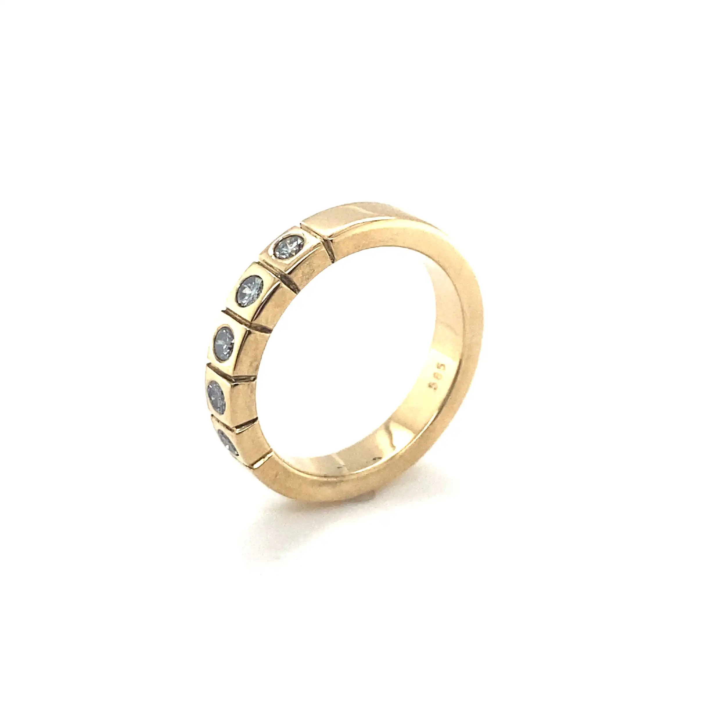 Ring Gelbgold mit Brillanten Ring Gelbgold mit Brillanten