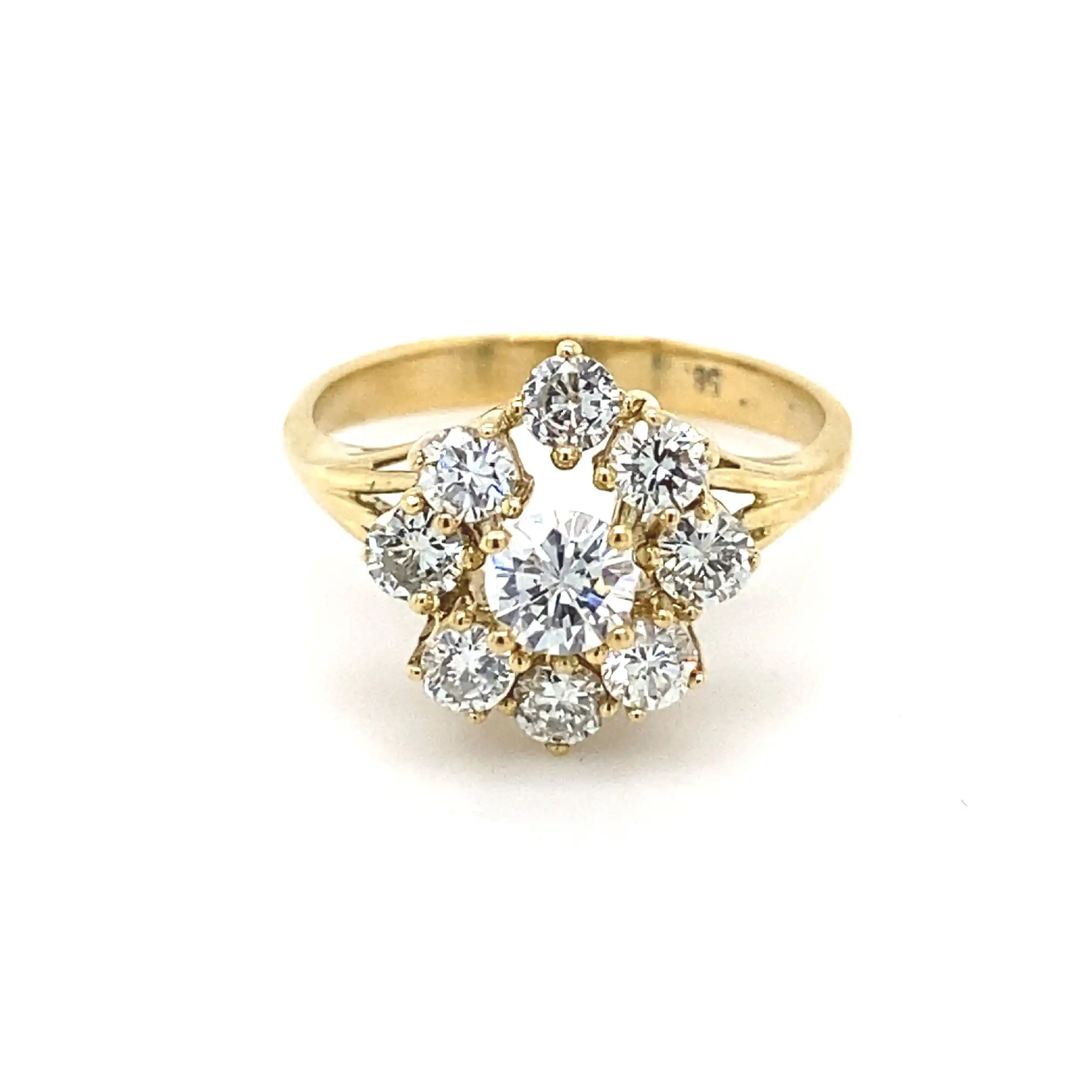 Ring Gelbgold mit Brillanten Ring Gelbgold mit Brillanten