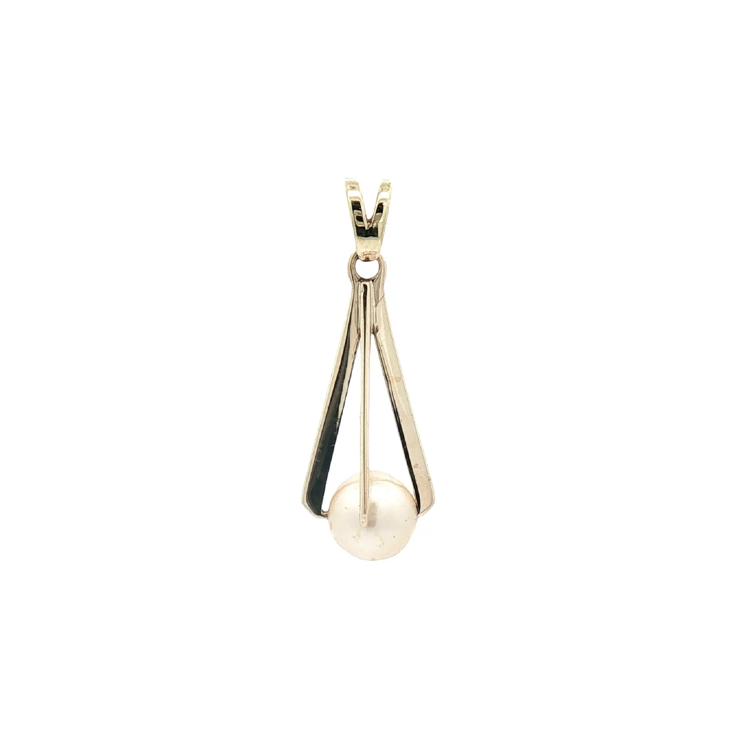 Anhänger Gelbgold mit Perle