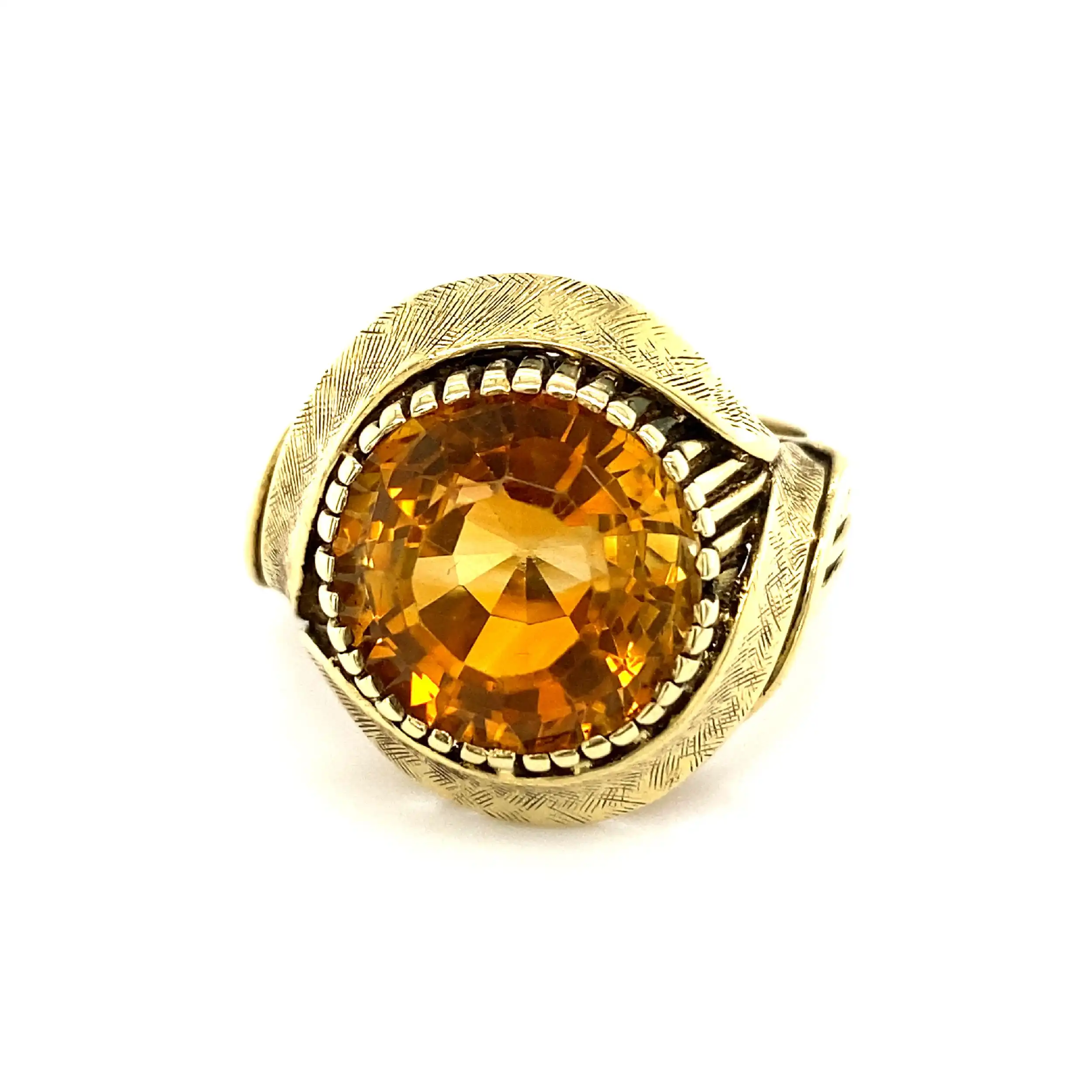 Ring Gelbgold mit Citrin Ring Gelbgold mit Citrin