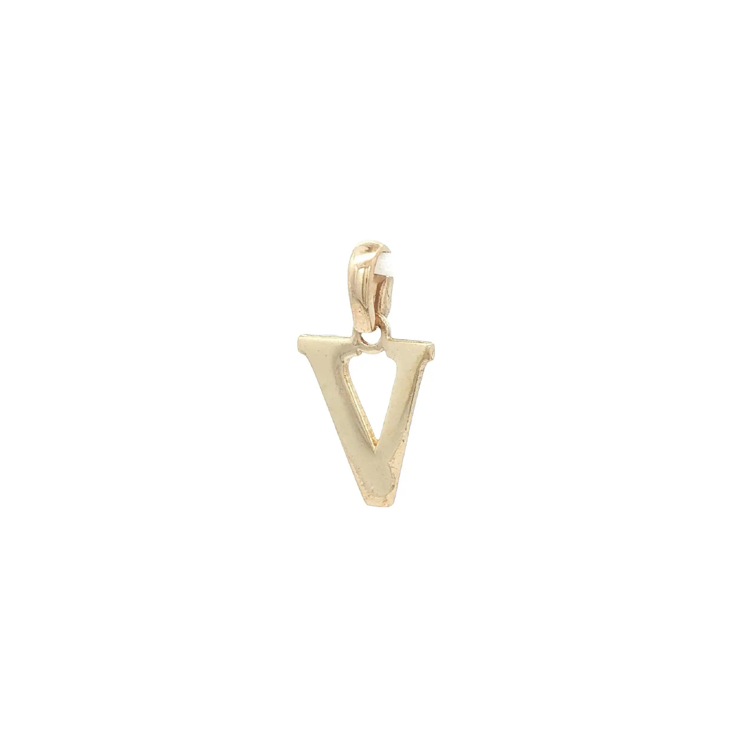 Anhänger Gelbgold Buchstabe "V"