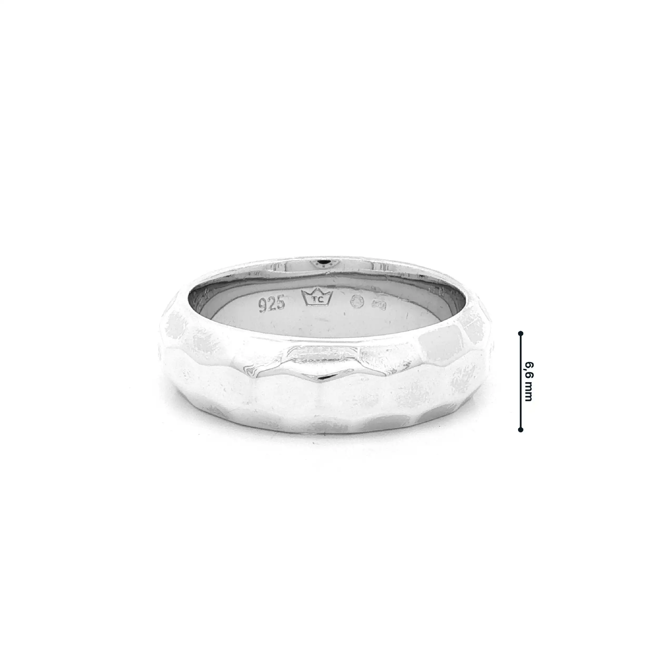 Ring Silber mit Muster