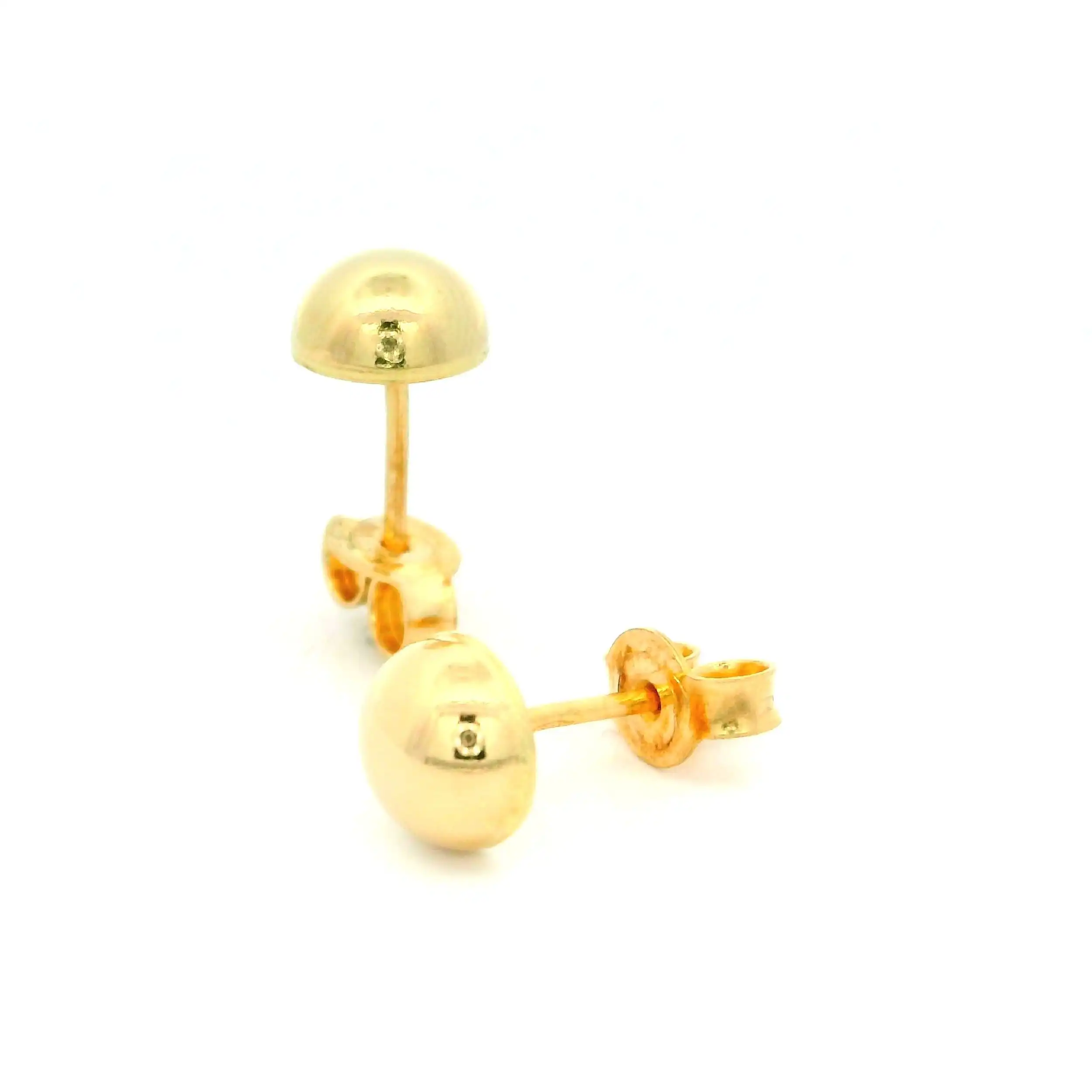 Ohrstecker Gelbgold Halbkugeln Ohrstecker Gelbgold Halbkugeln