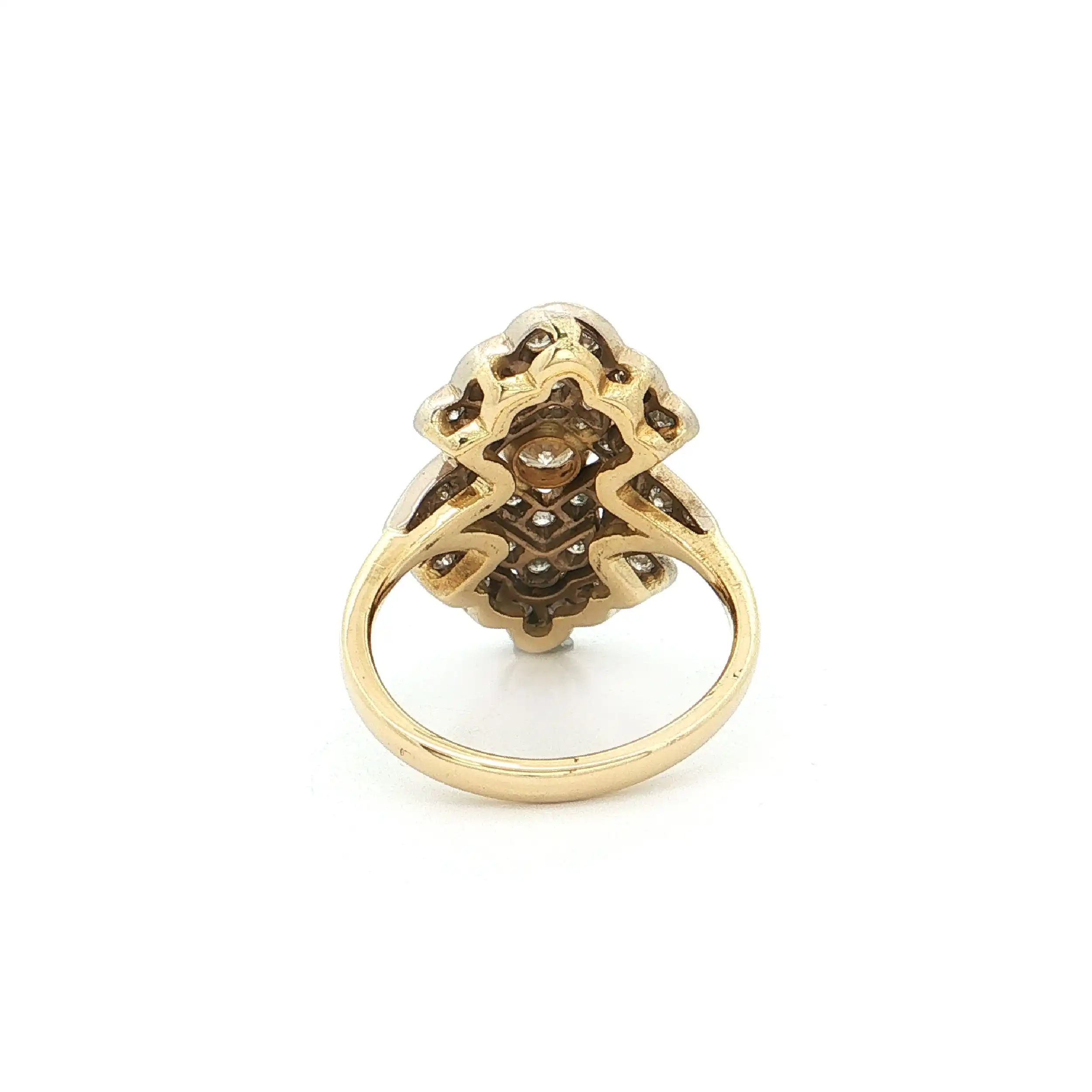 Ring Gelbgold mit Brillanten