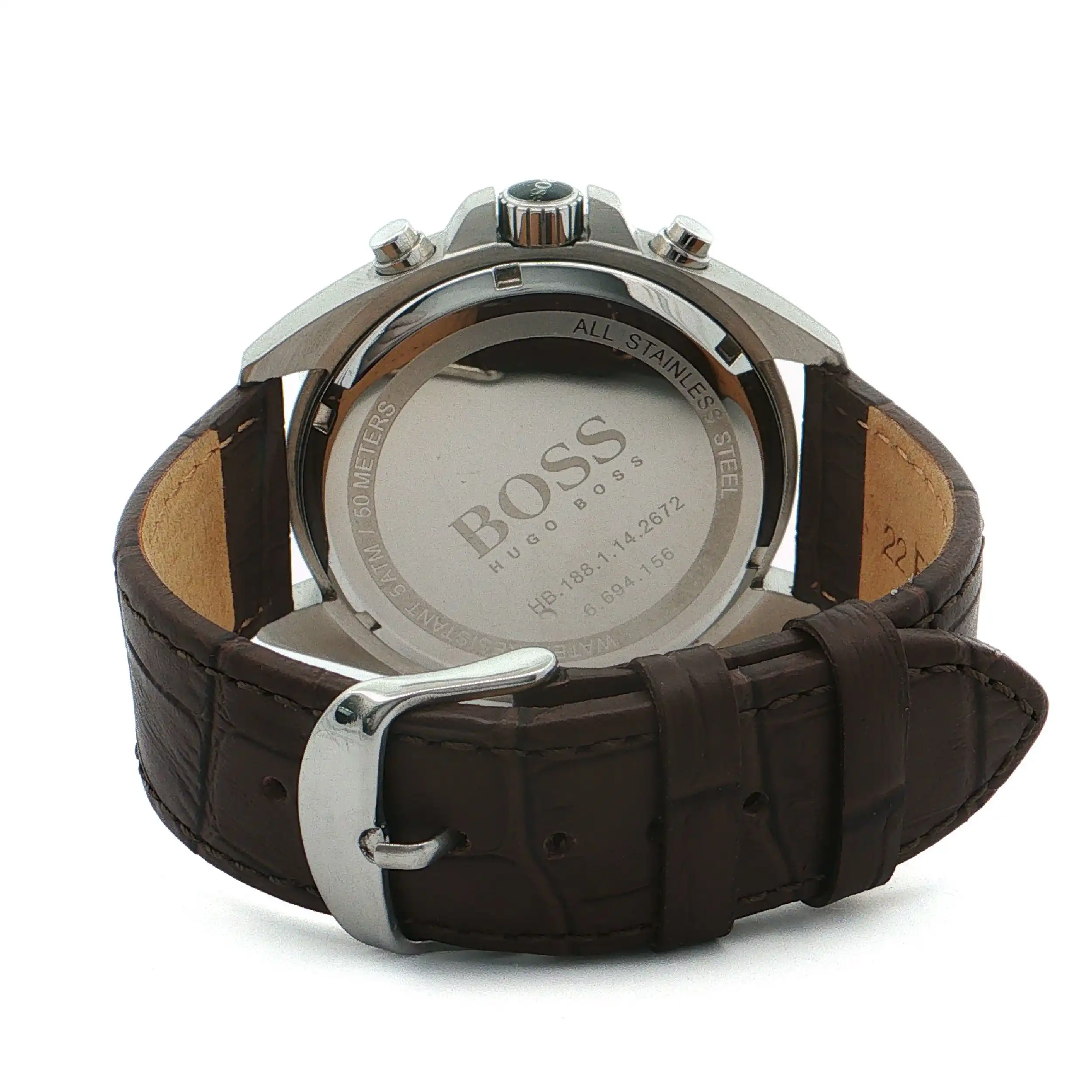 Herrenuhr BOSS Stahl HB 188.1.14.2672 Chronograph mit Box