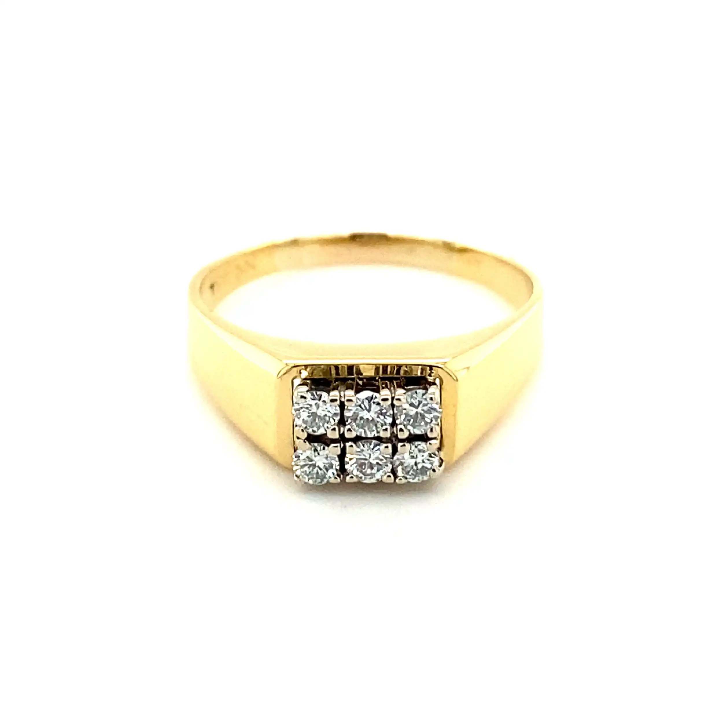 Ring Gelbgold mit Brillanten Ring Gelbgold mit Brillanten