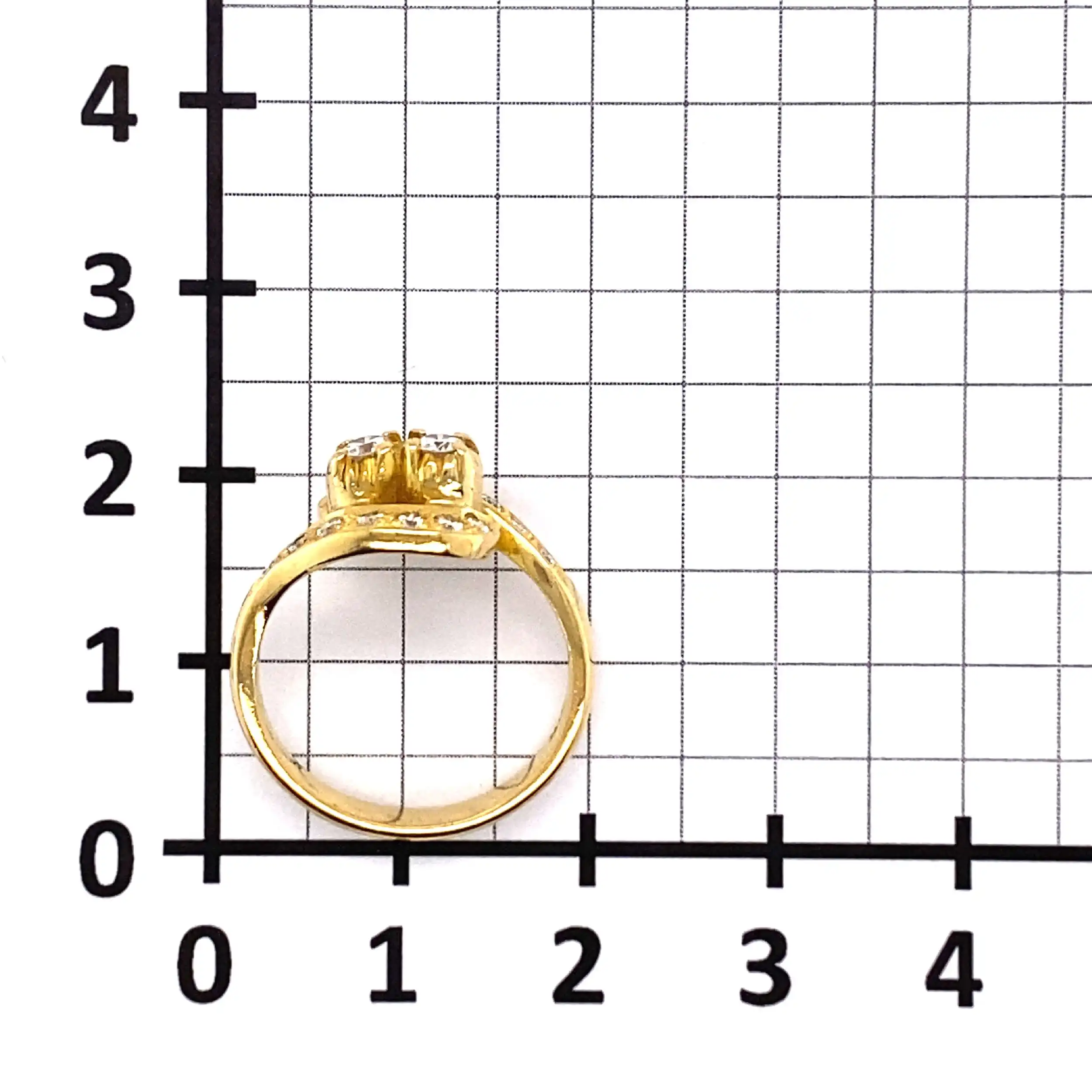 Ring Gelbgold mit Brillanten