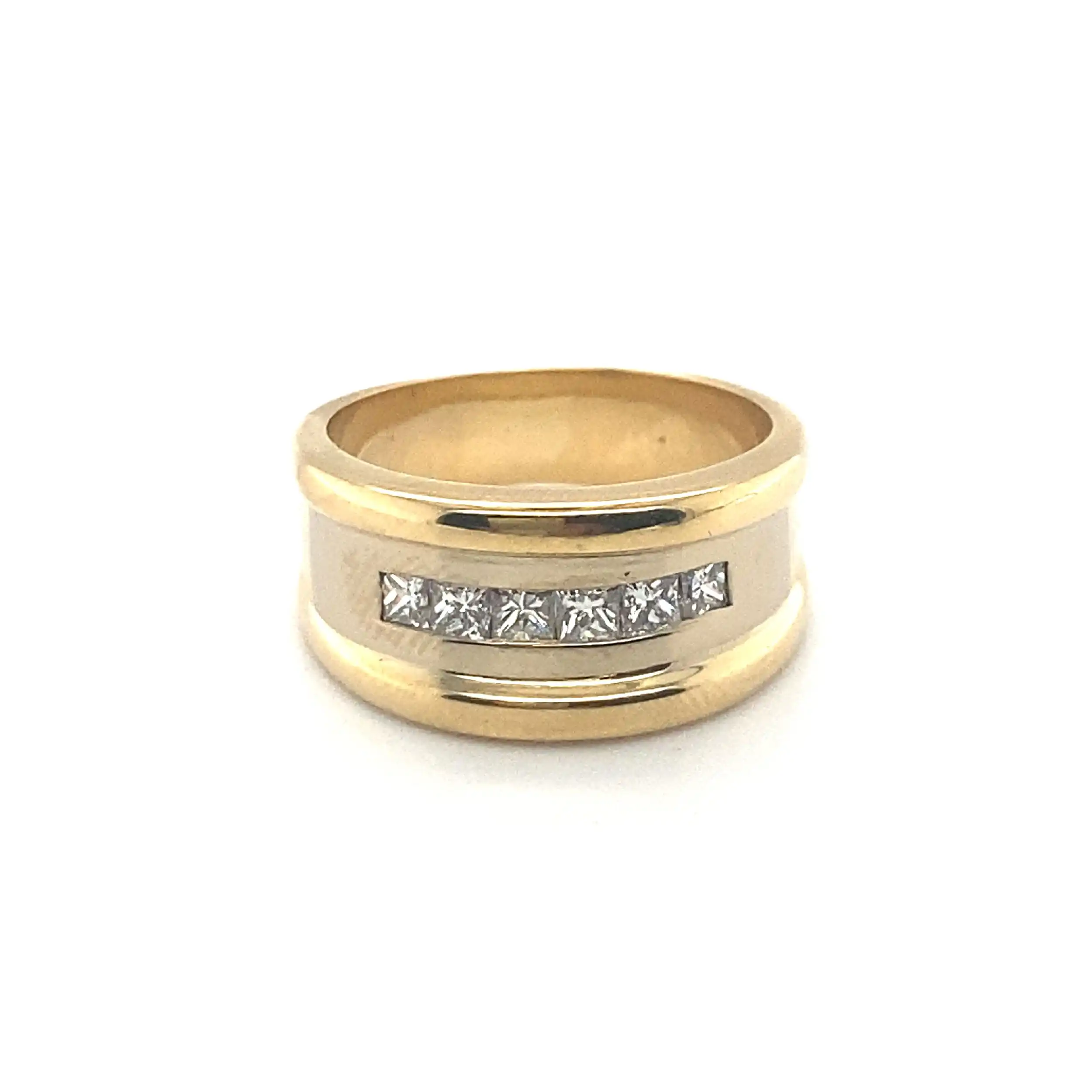 Ring mit Carree Diamanten ca. 0,25 ct Ring mit Carree Diamanten ca. 0,25 ct