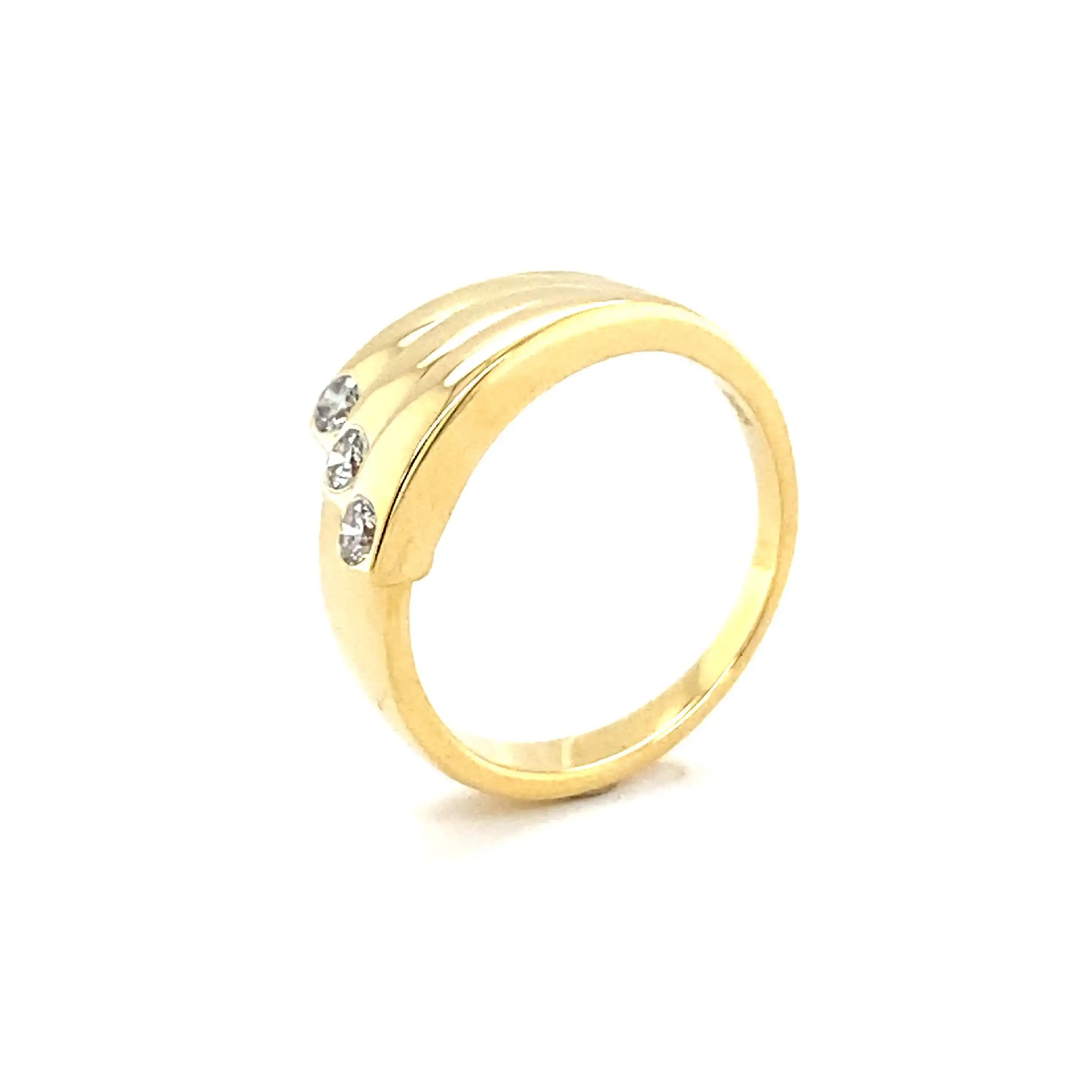 Ring Gelbgold mit Brillanten Ring Gelbgold mit Brillanten