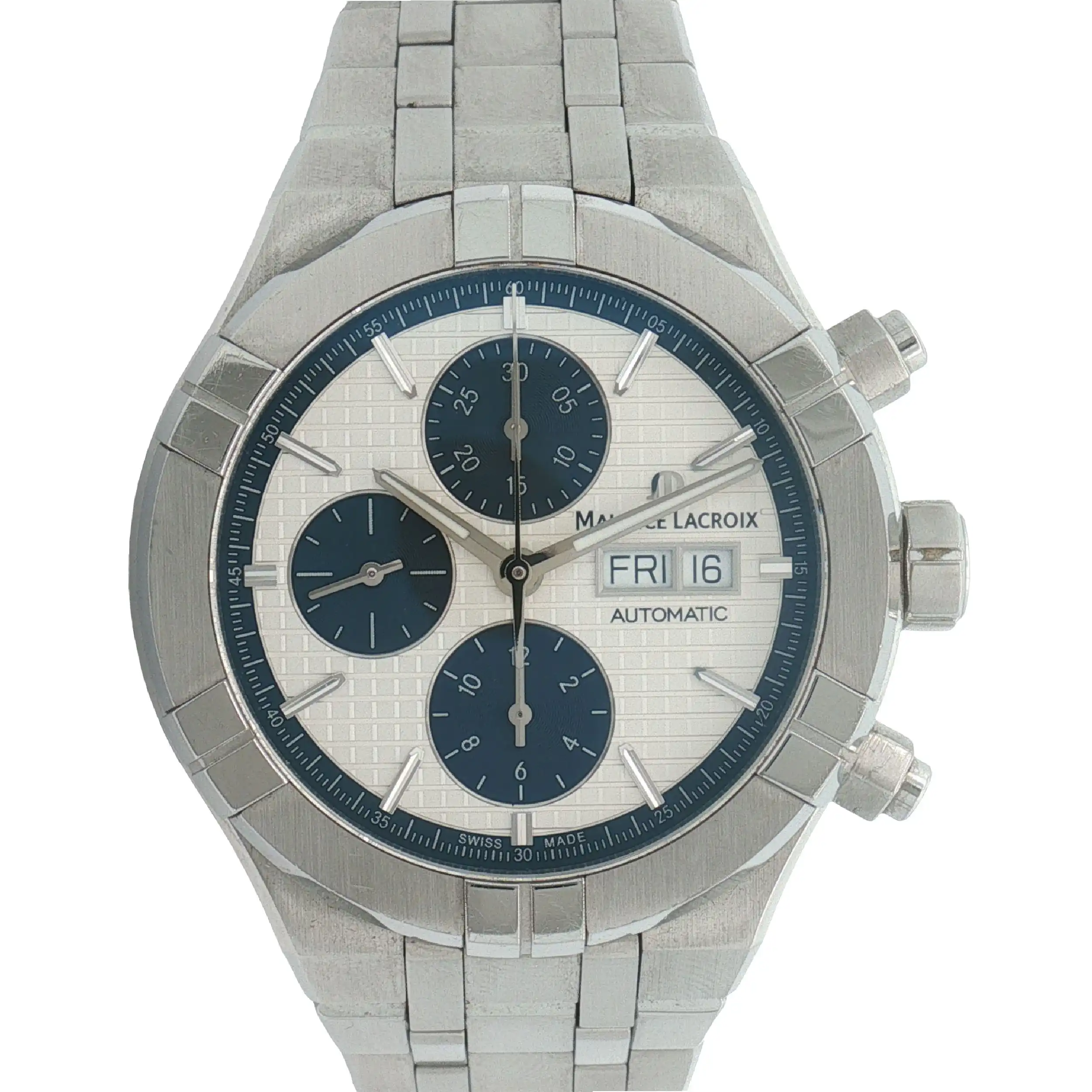 Herrenuhr Maurice Lacroix Aikon Automatik Chronograph Fullset Herrenuhr Maurice Lacroix Aikon Automatik Chronograph Fullset