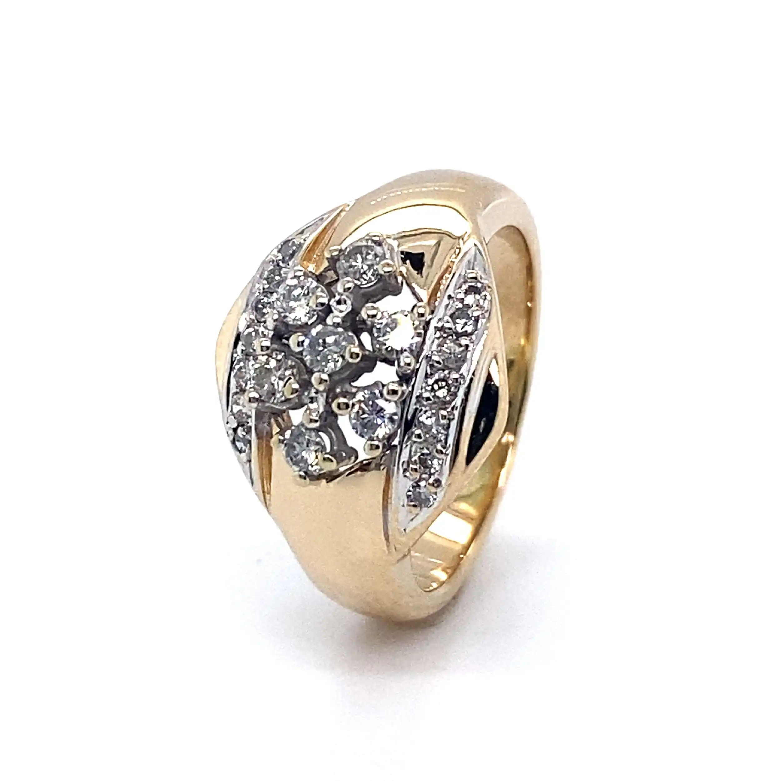 Ring Gelbgold mit Brillanten Ring Gelbgold mit Brillanten