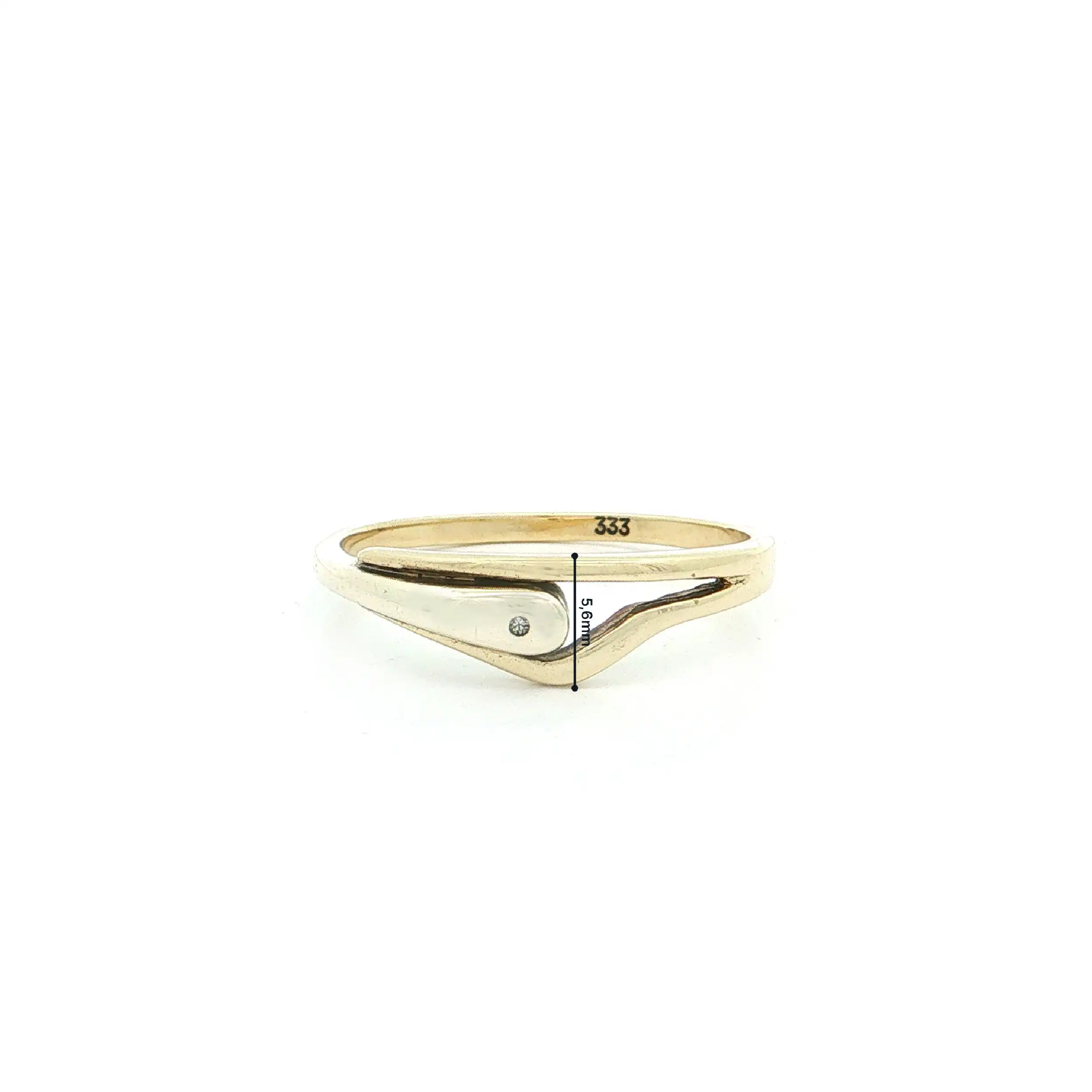 Ring Bicolor mit Diamant Ring Bicolor mit Diamant