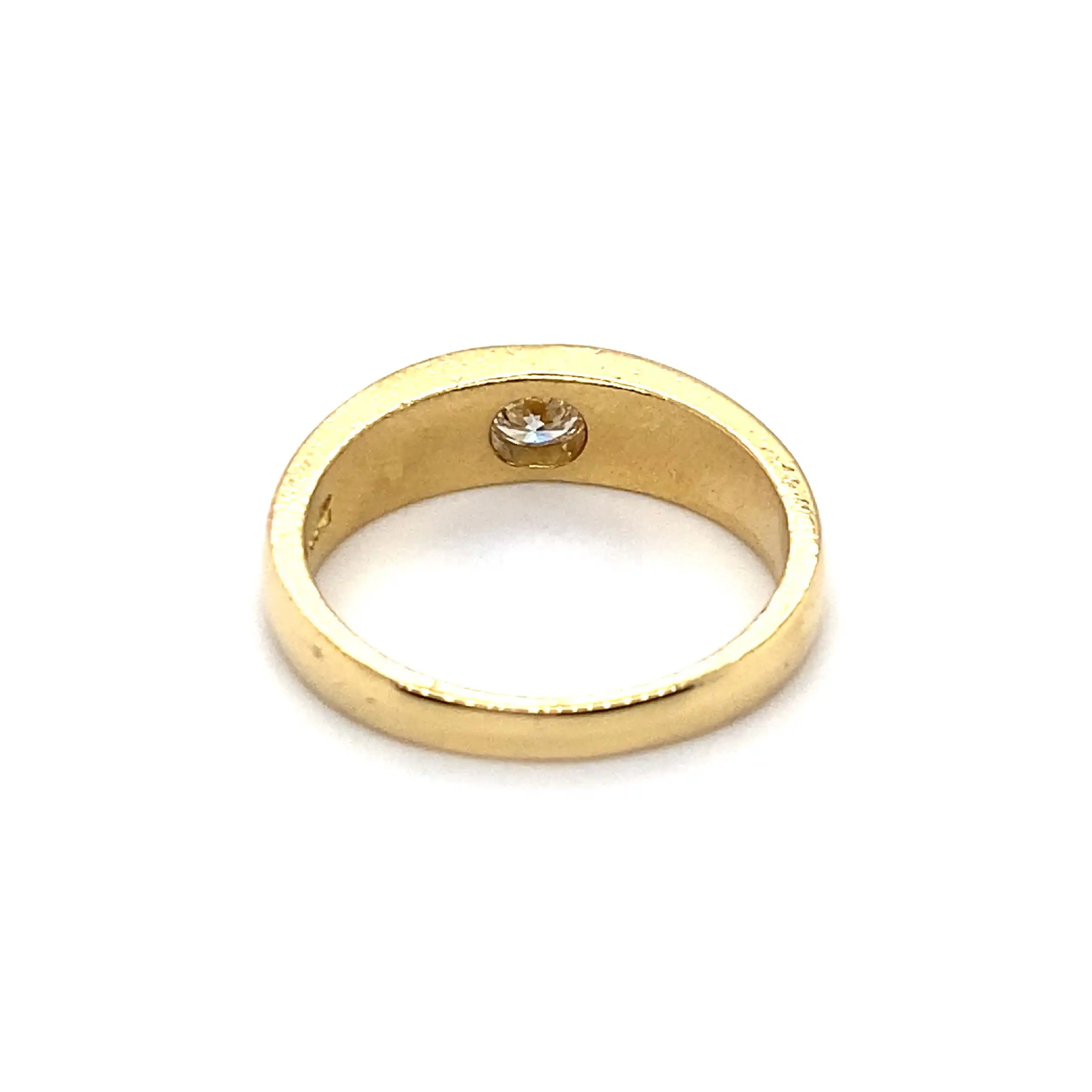 Ring Gelbgold mit Solitär Brillant Ring Gelbgold mit Solitär Brillant