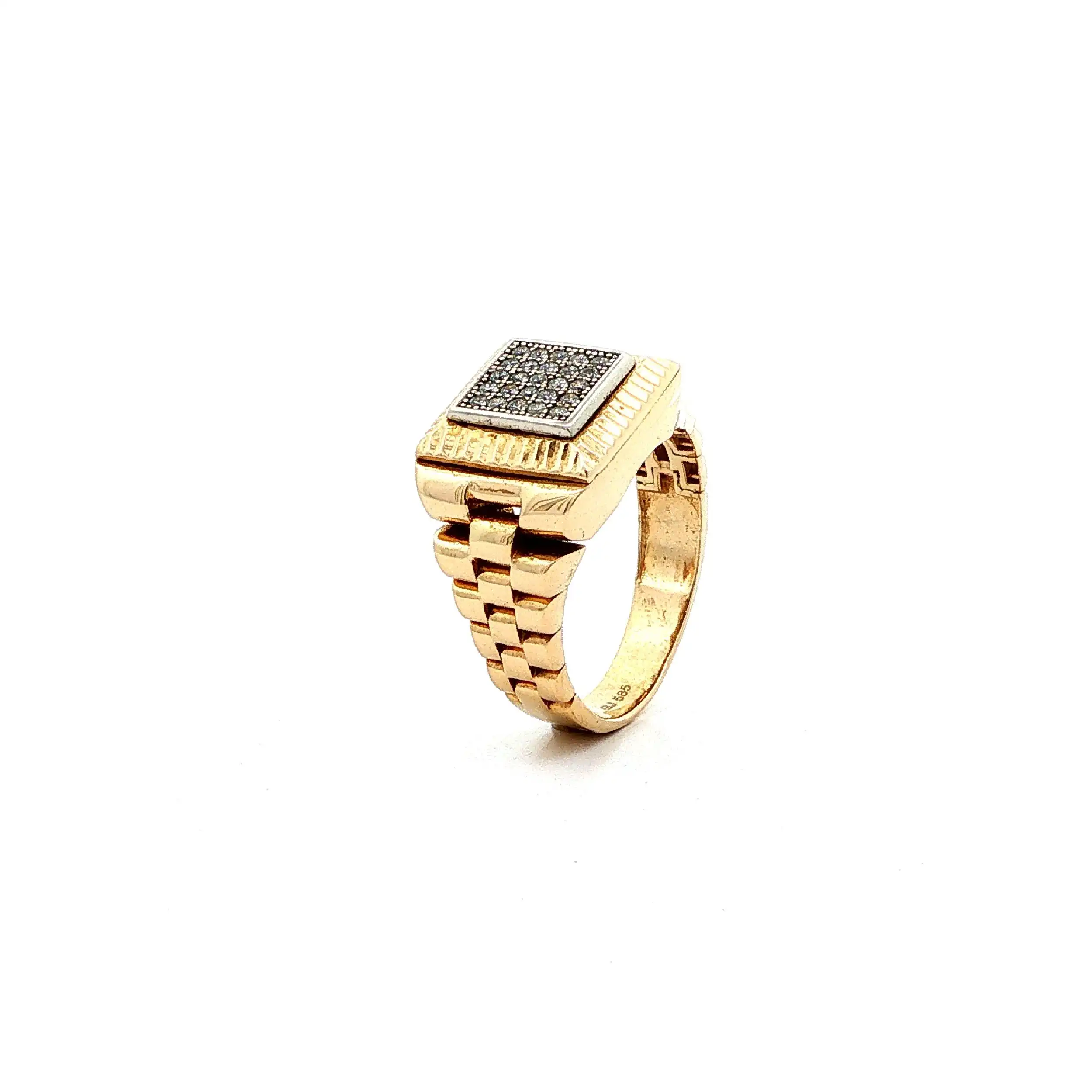 Ring Gelbgold mit Zirkonia