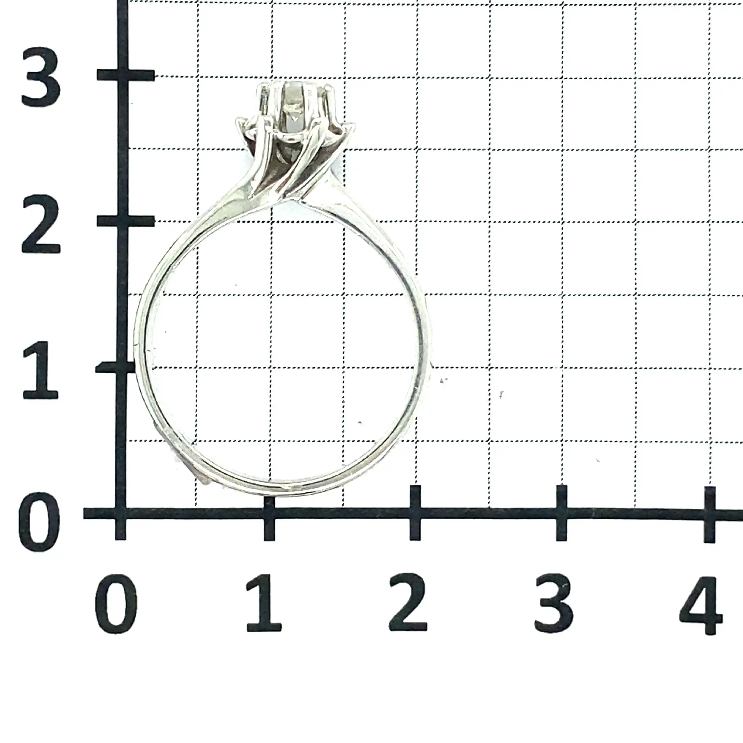 Ring Weißgold mit Brillant Ring Weißgold mit Brillant