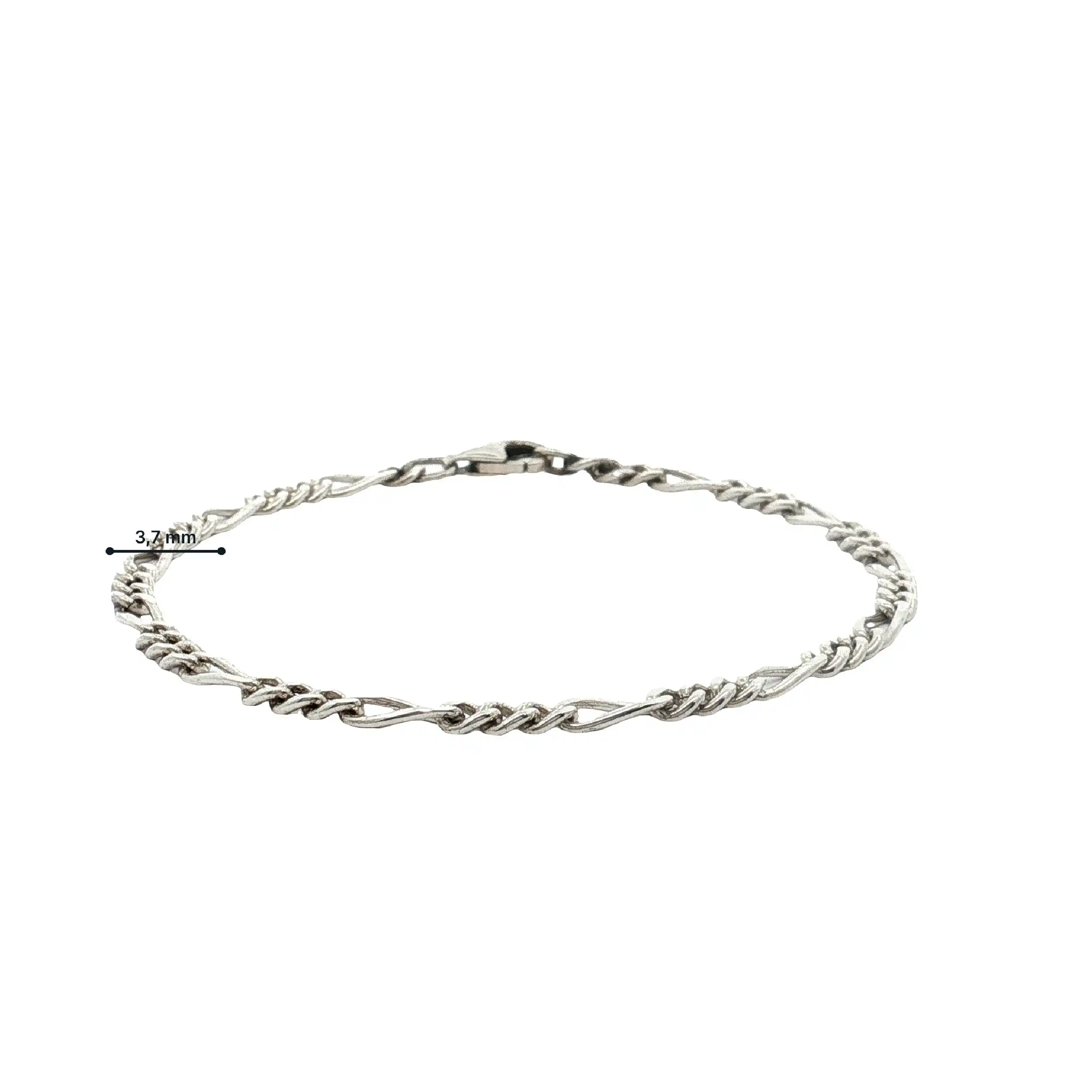 Figaroarmband Silber